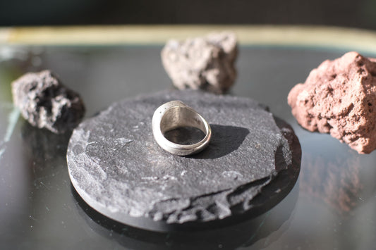 North Shore Roast Beef Signet Ring | Solid Sterling Silver | 15g