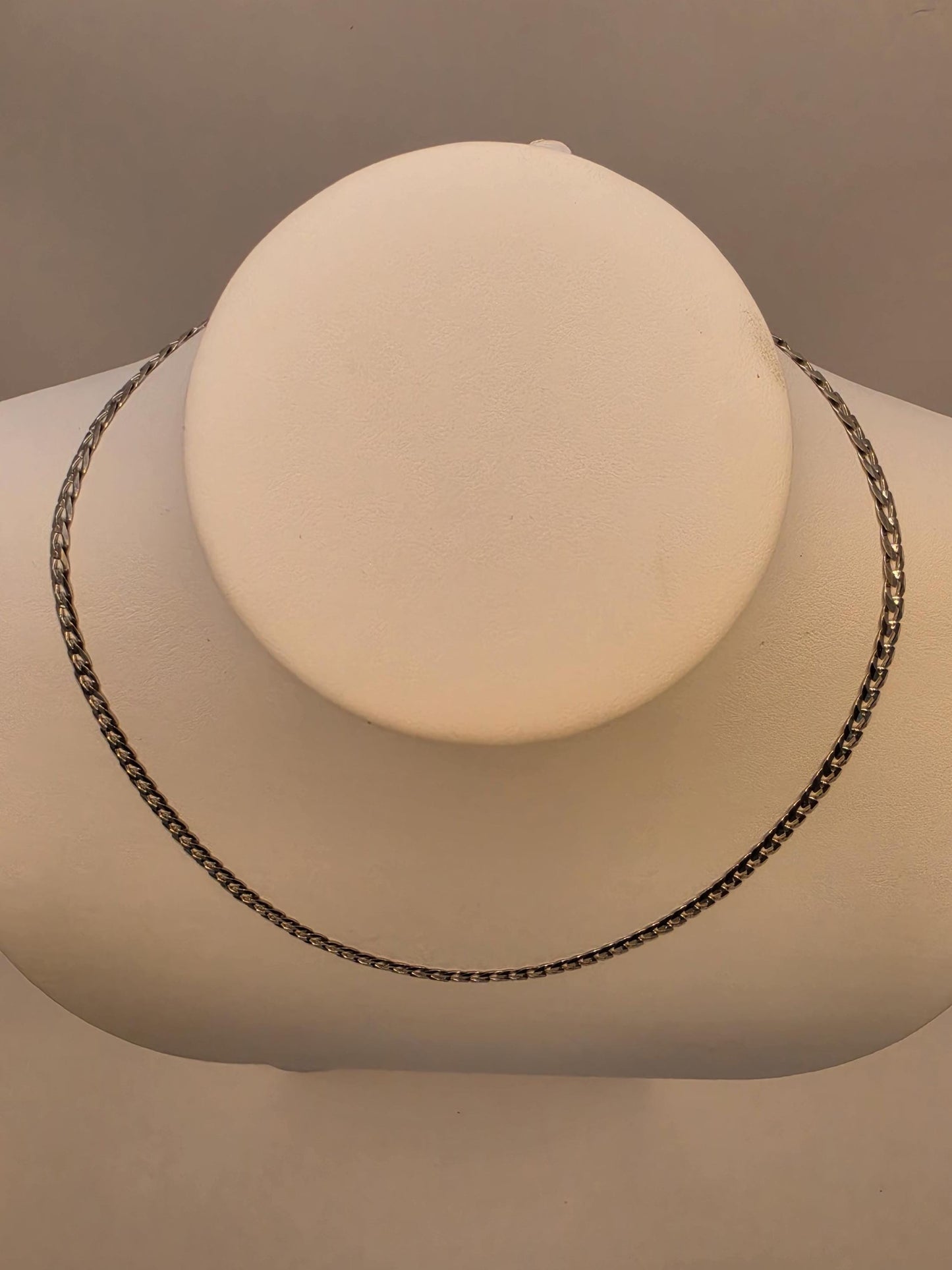 Sterling Silver Curb Chain Necklace | 925 Silver | 18 Inch | 4.62mm | Flat Cuban Link | Mens Womens Unisex Chain