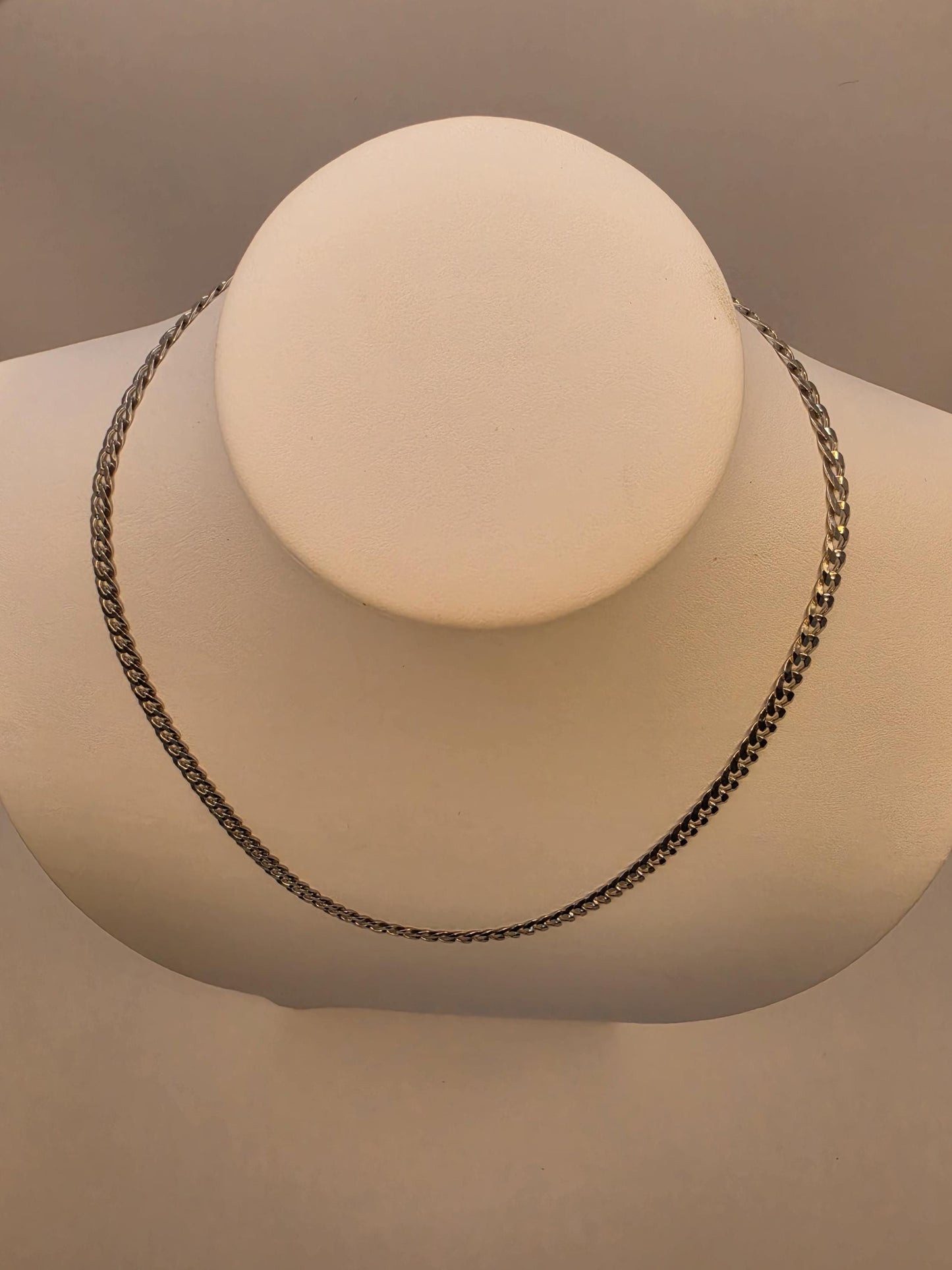 Sterling Silver Curb Chain Necklace | 925 Silver | 20 Inch | 5.3mm | Flat Cuban Link | Mens Womens Unisex Chain
