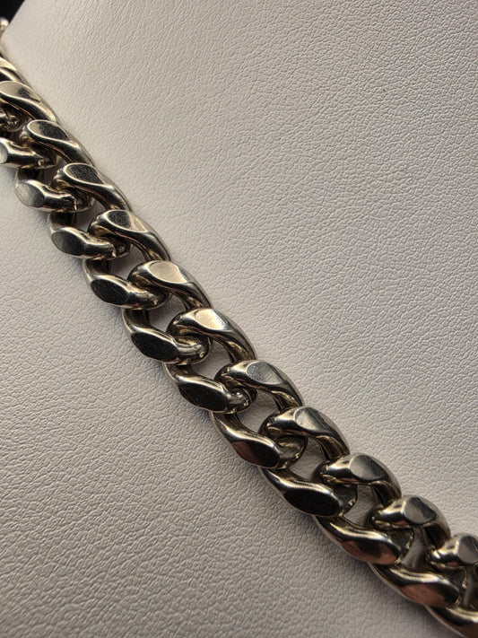 925 Sterling Silver Miami Cuban Link Chain Necklace 20 Inch 8.86mm Mens Womens Hip Hop Curb Chain Heavy Statement Gift for Him Boyfriend Dad