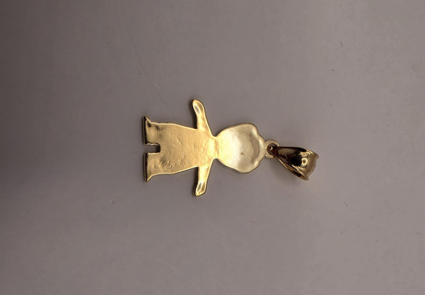 Solid 14K Yellow Gold Its A Boy Pendant Baby Boy Charm New Mom Baby Shower Newborn Gift Jewelry Diamond Cut Detail Keepsake Necklace Charm