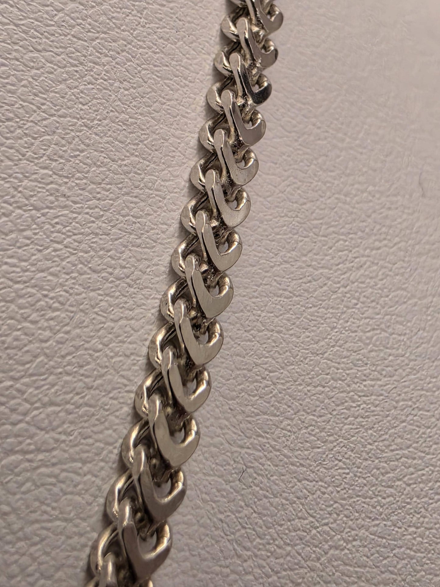 Sterling Silver Flat Wheat Necklace 20" 2.65mm - view 5