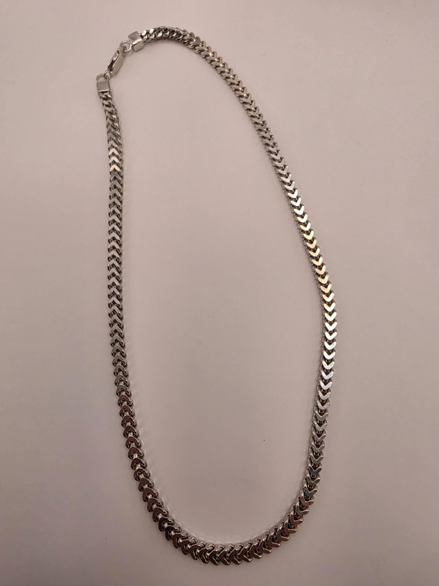 Sterling Silver Curb Necklace 18" 4.5mm - view 5