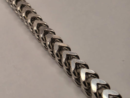 Sterling Silver Curb Necklace 18" 4.5mm - view 2