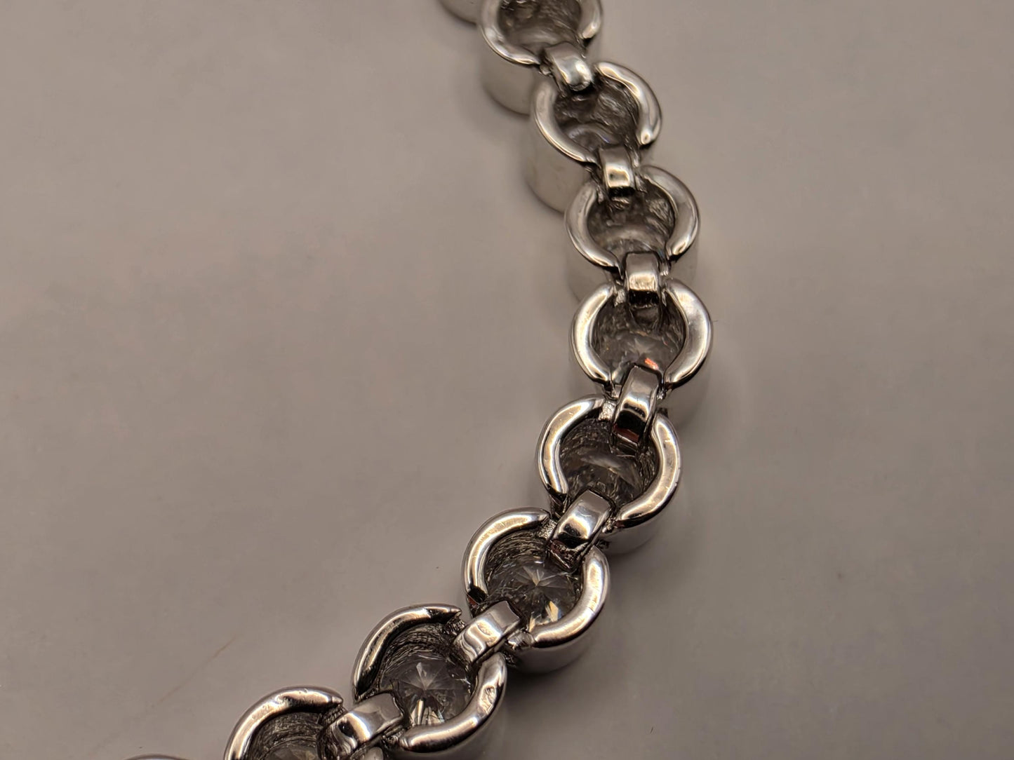 Sterling Silver Evil Eye Bracelet 7" 3.6mm - view 6