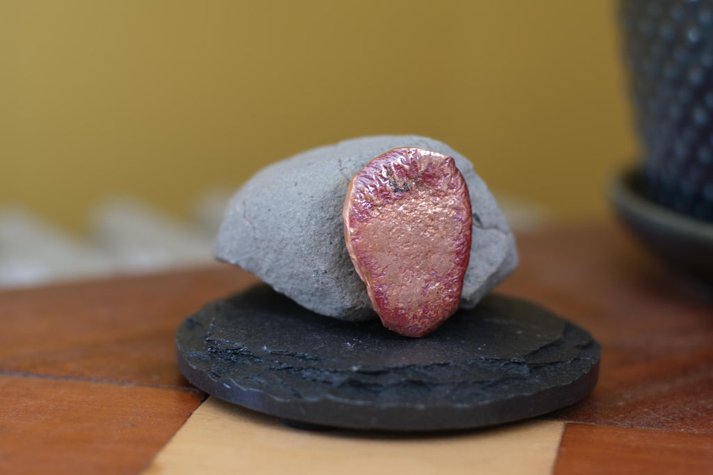 Hand-Poured Copper Skull | Solid Copper | 50g | Small Batch Cast