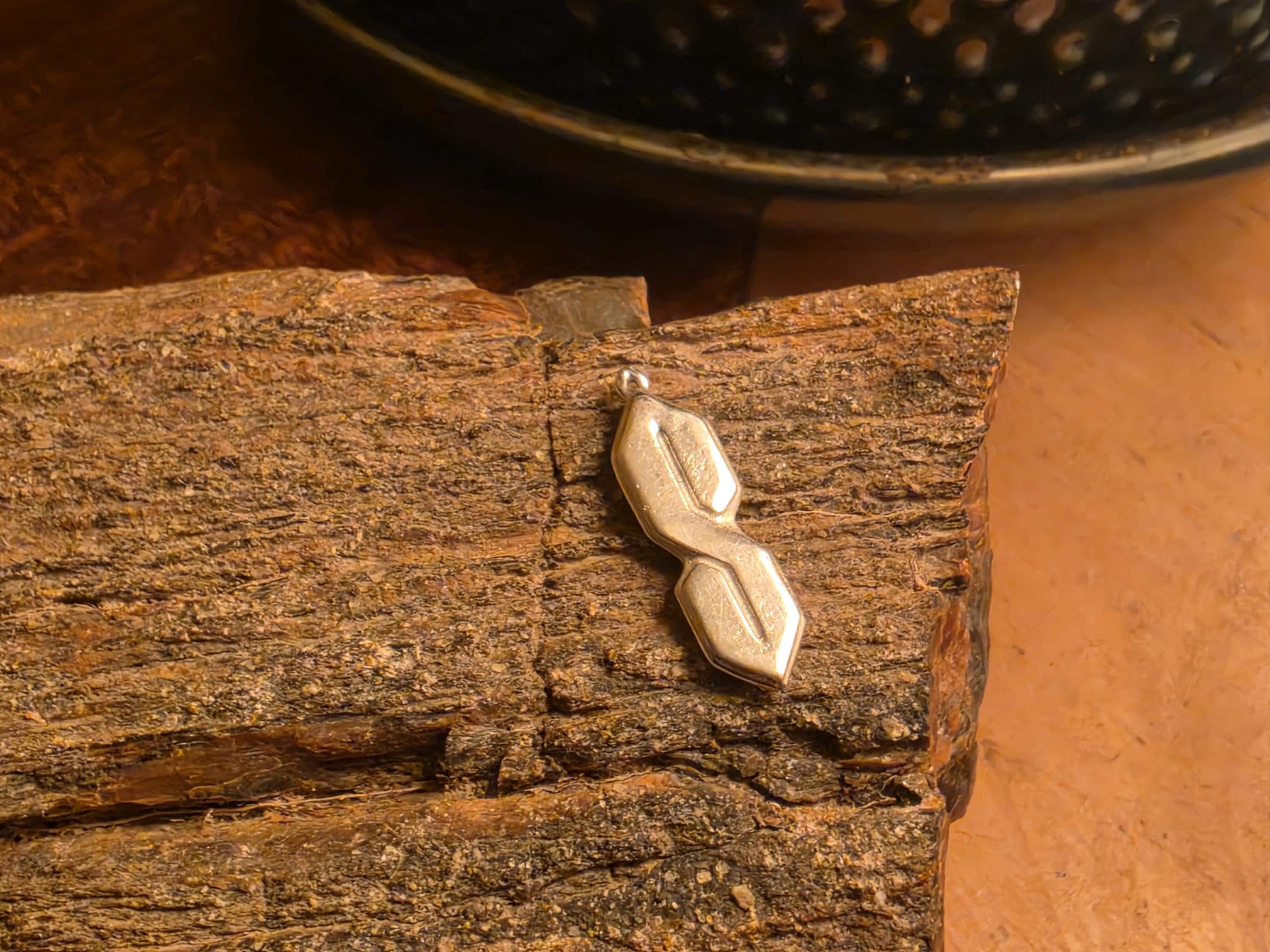 Sterling Silver "Cool S" Charm Pendant | 925 Silver | Nostalgic 90s Graffiti S Necklace Charm | Retro Jewelry | Gift for Her Him Teen