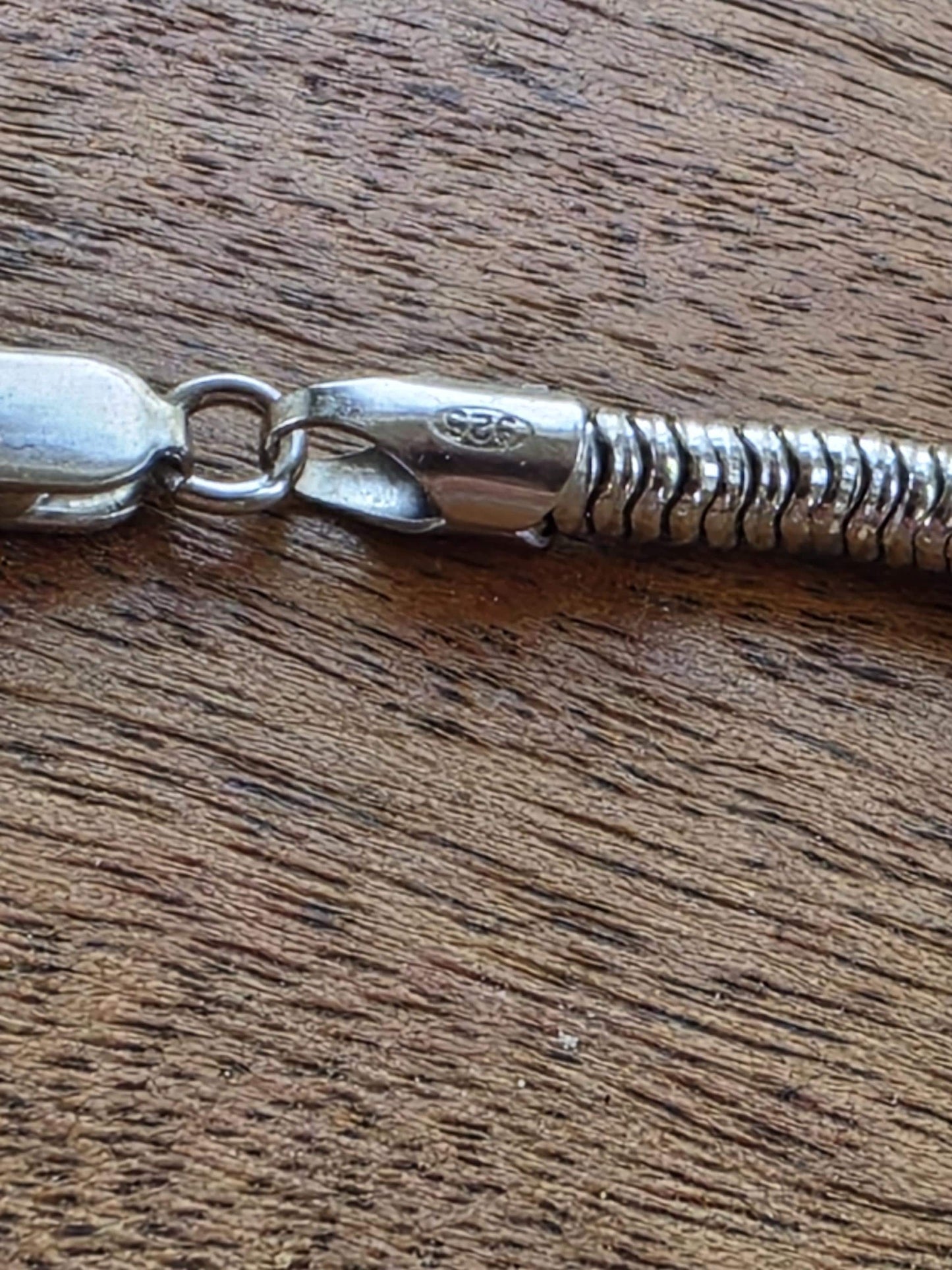 36 Inch Sterling Silver Snake Chain Necklace | Long Italian Cut 925 Silver | Opera Length Lobster Clasp Chain