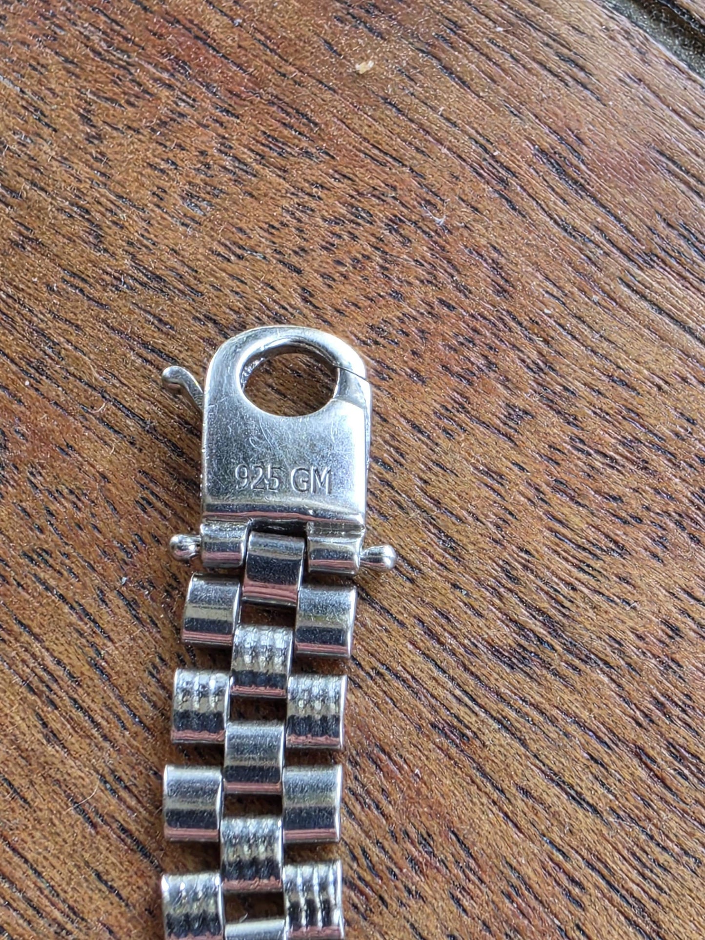 8.5 Inch Sterling Silver Jubilee Link Bracelet | Italian Cut 925 Silver | Rolex Style Watch Band Bracelet