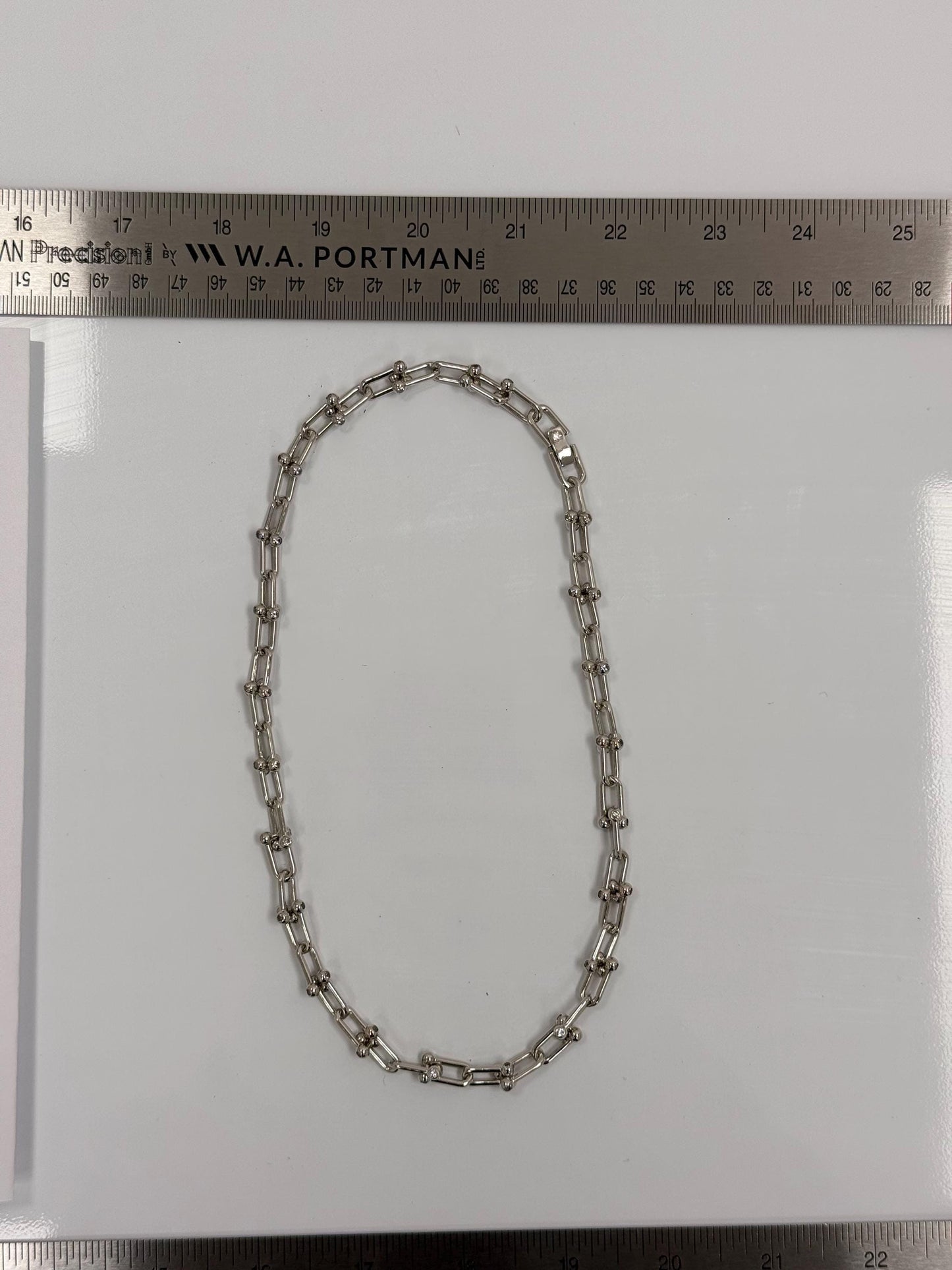 Sterling Silver Paperclip Chain Necklace | 925 Silver | 18 Inch | 5.83mm | Polished Link