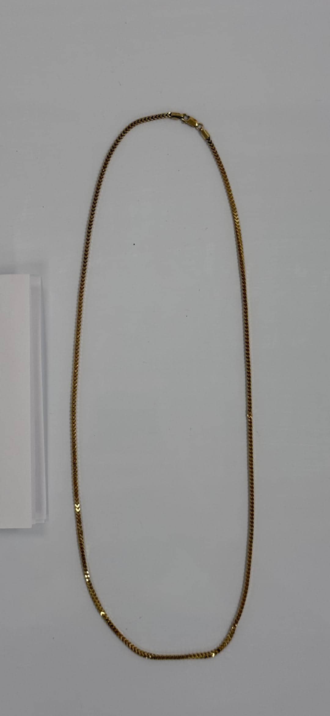 Gold Plated Franco Chain Necklace | 925 Sterling Silver | 28 Inch | 2.62mm | Men's Women's