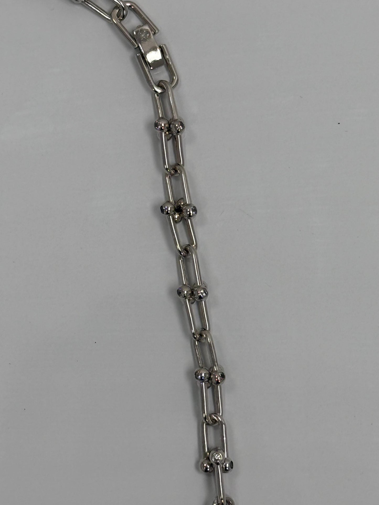 Sterling Silver Paperclip Chain Necklace | 925 Silver | 18 Inch | 5.83mm | Polished Link