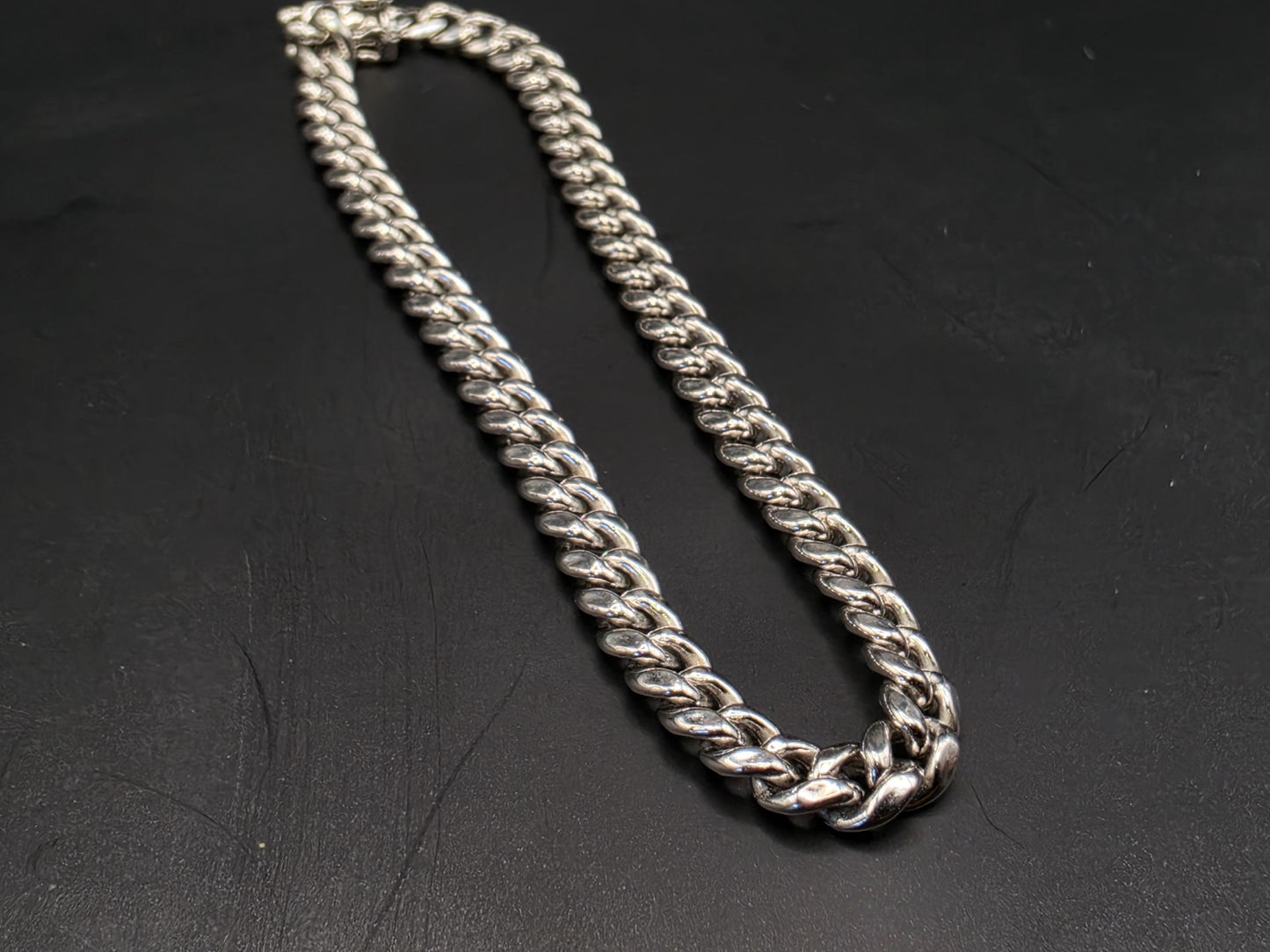 Sterling Silver Cuban Curb Chain Bracelet | 925 Silver .25 Inch Chain Bracelet 8 Inch