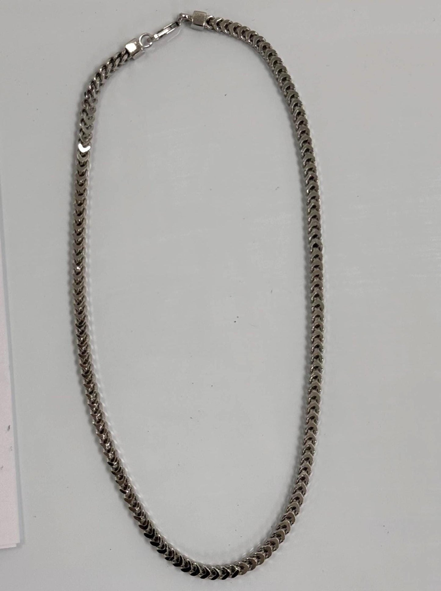 Mens Sterling Silver Franco Chain | 18 Inch 925 Silver | 4.5mm Franco Necklace