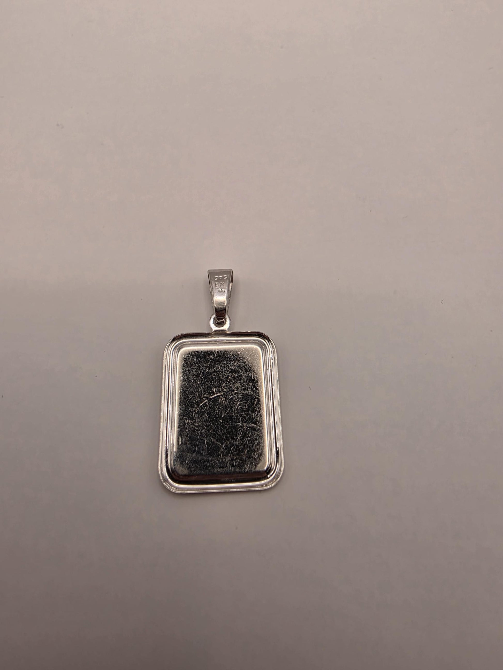 Sterling Silver Virgin Mary Pendant | 925 Silver Madonna Portrait Medal | Catholic Mary Charm Necklace Pendant