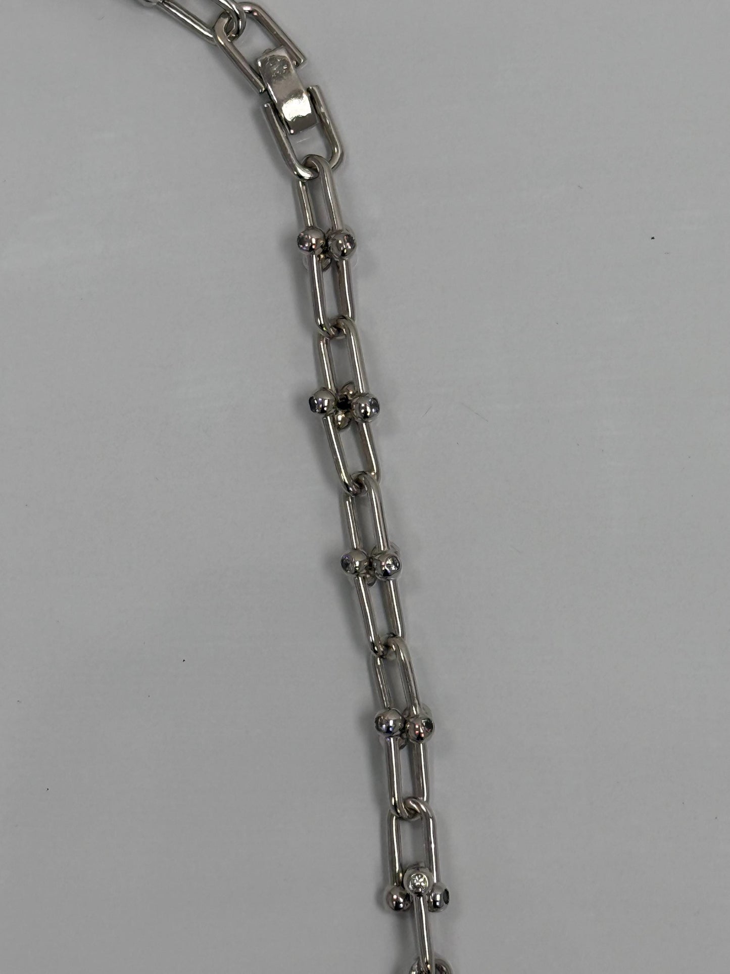 Sterling Silver Paperclip Chain Necklace | 925 Silver | 18 Inch | 5.83mm | Polished Link