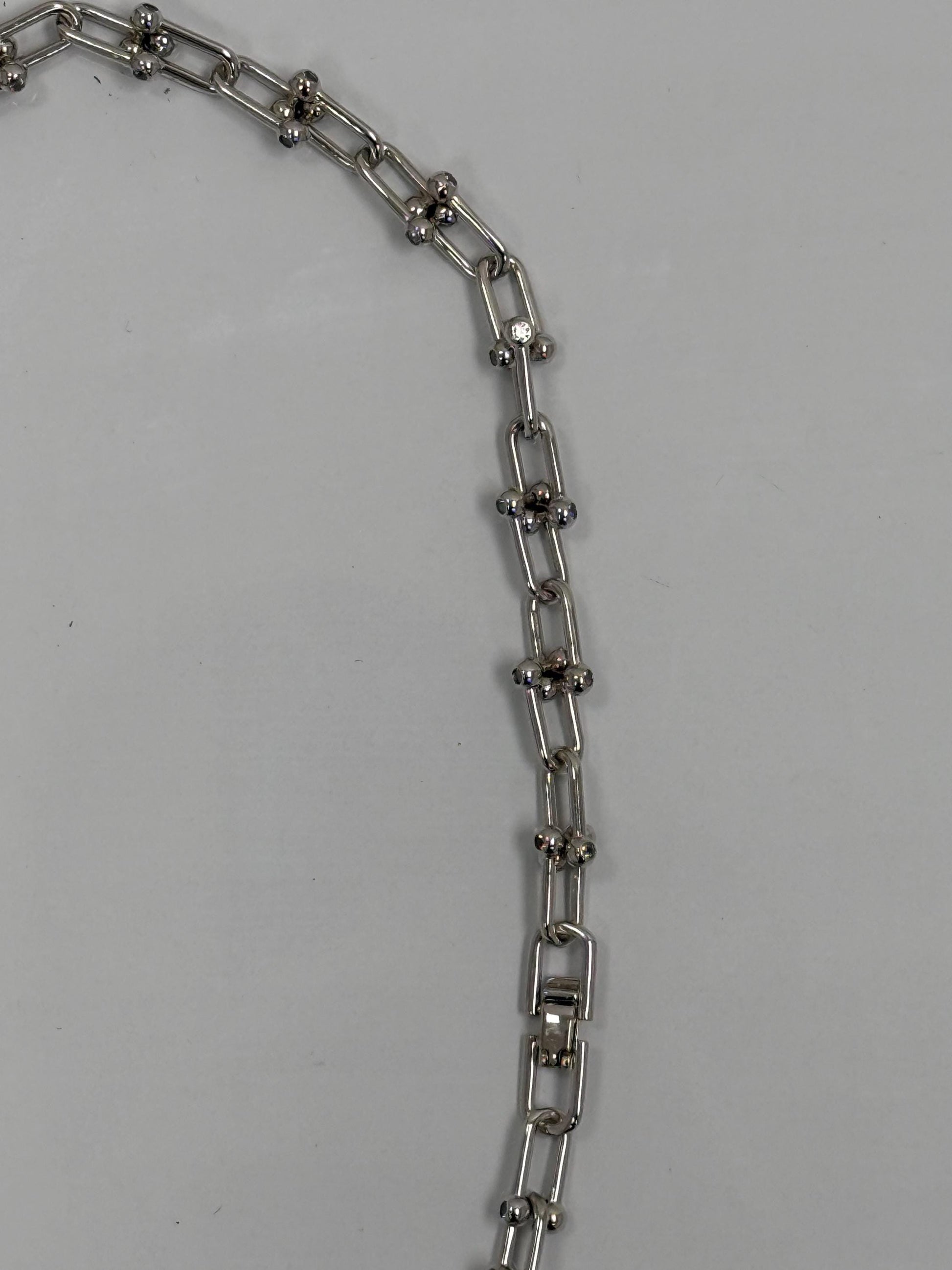 Sterling Silver Paperclip Chain Necklace | 925 Silver | 28 Inch | 6.5mm | Long Opera Length