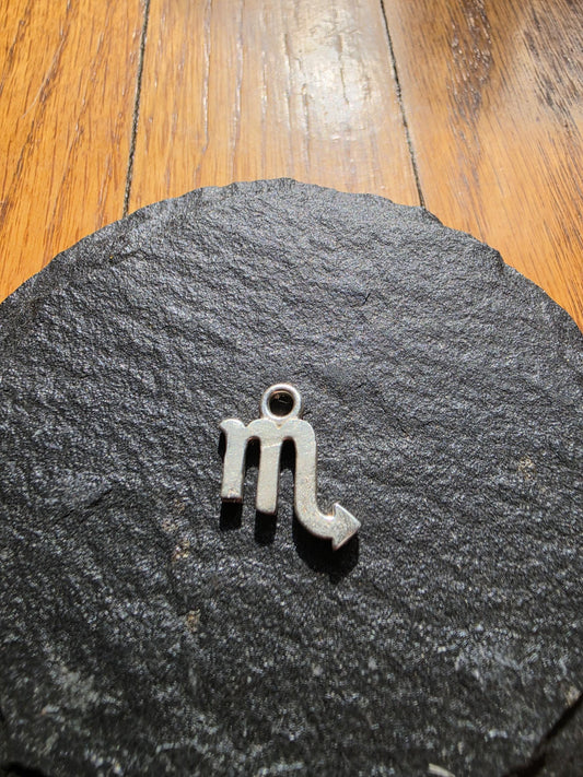 Handcrafted Sterling Silver Scorpio Pendant | Hand Poured 925 Silver | Zodiac Charm | Scorpio Gift