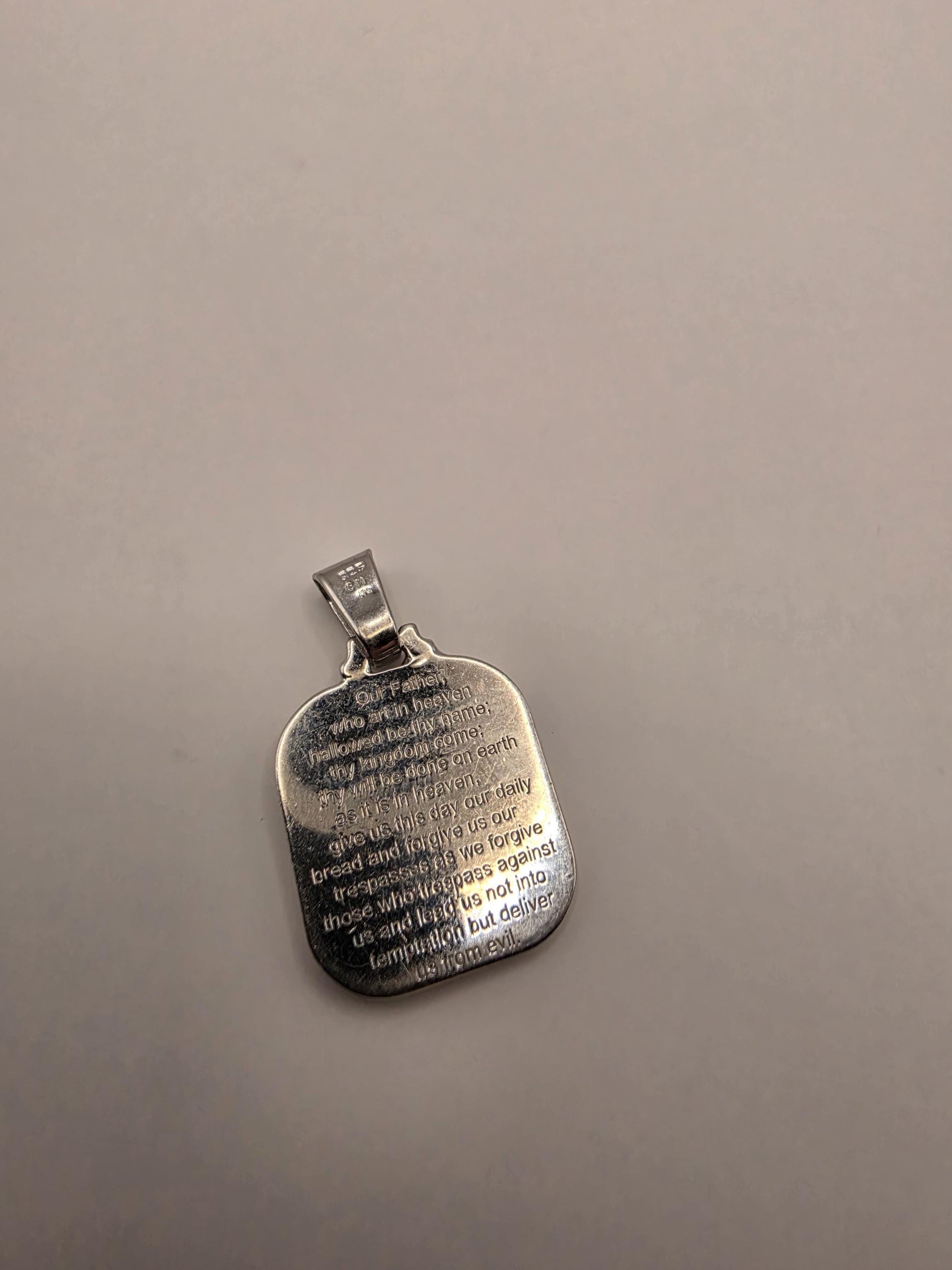 Sterling Silver Jesus Portrait Pendant | 925 Silver Jesus Profile Medal | Religious Jesus Necklace Pendant | Religious Gift Faith Jewelry