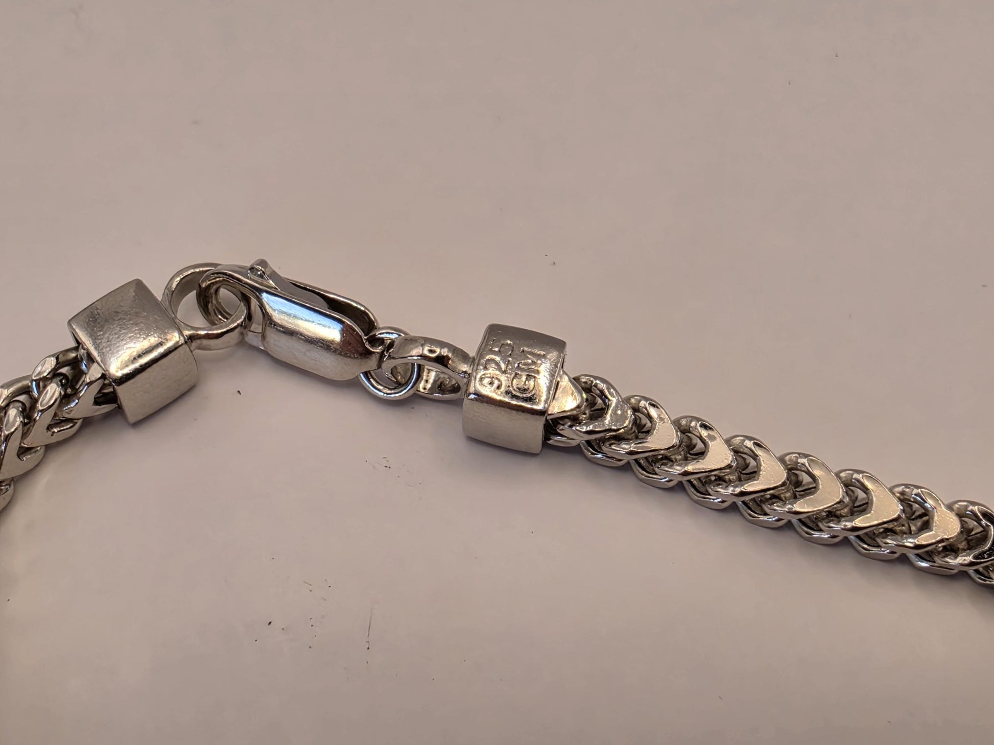 Sterling Silver Franco Chain Necklace | 925 Silver | 18 Inch | 4.54mm | Box Weave | Mens Womens Unisex Chain