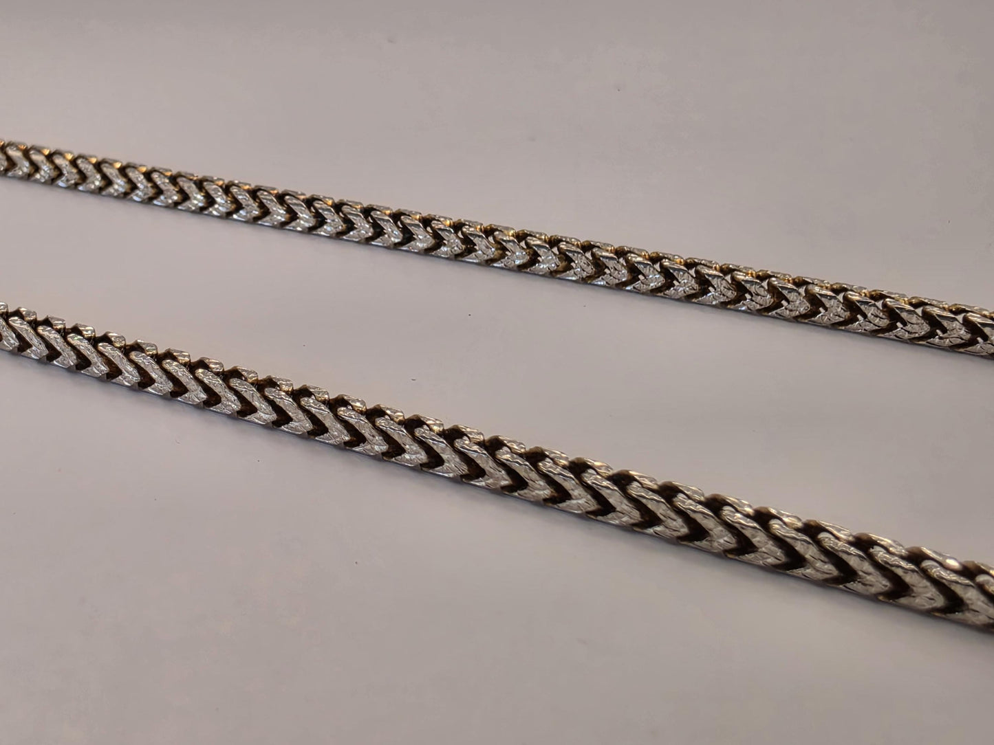 Sterling Silver Wheat Chain Necklace | 925 Silver | 22 Inch | 2.88mm | Spiga Weave | Mens Womens Unisex Chain