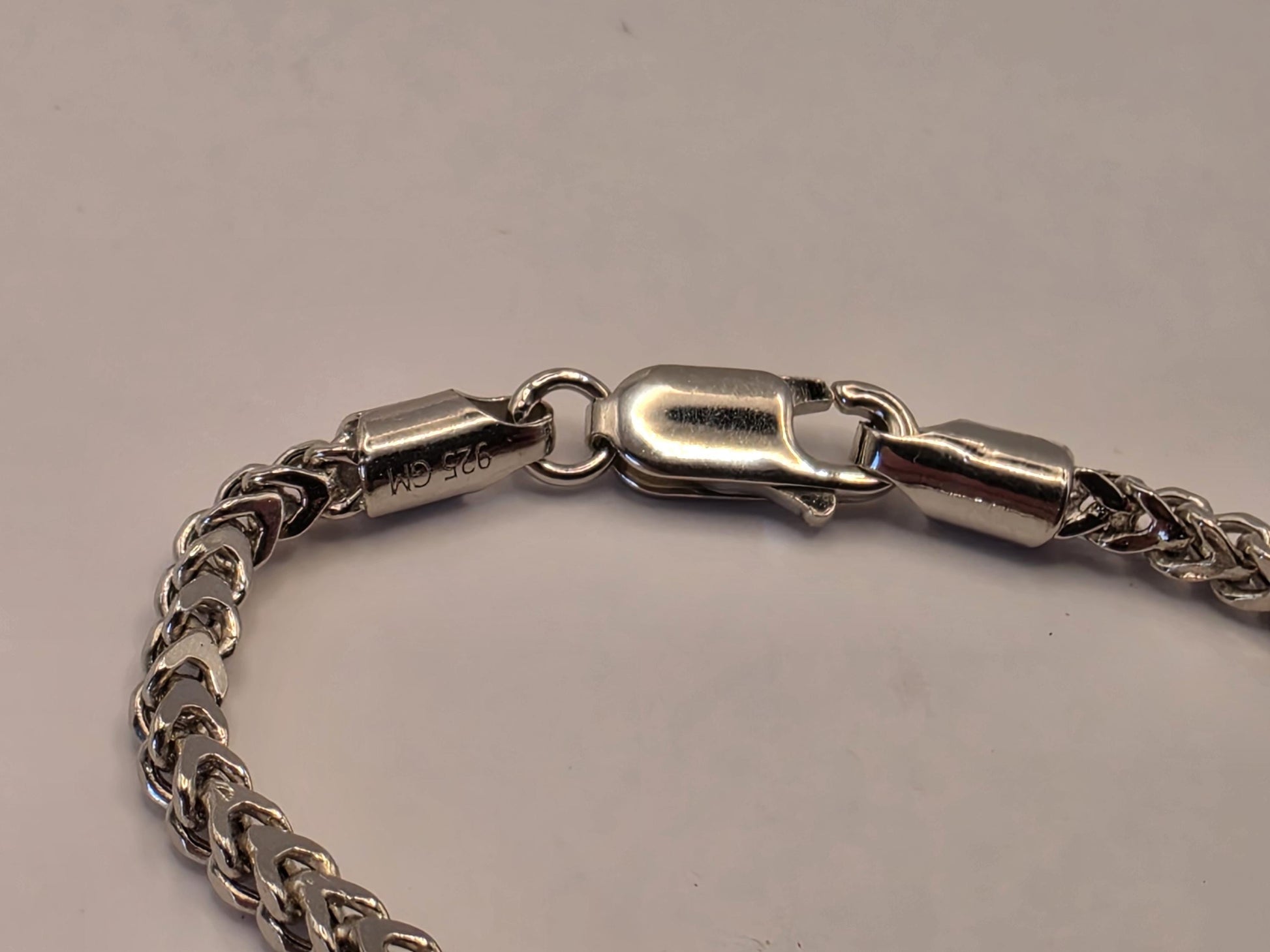 Sterling Silver Franco Chain Necklace | 925 Silver | 20 Inch | 2.5mm | Box Weave | Mens Womens Unisex Chain
