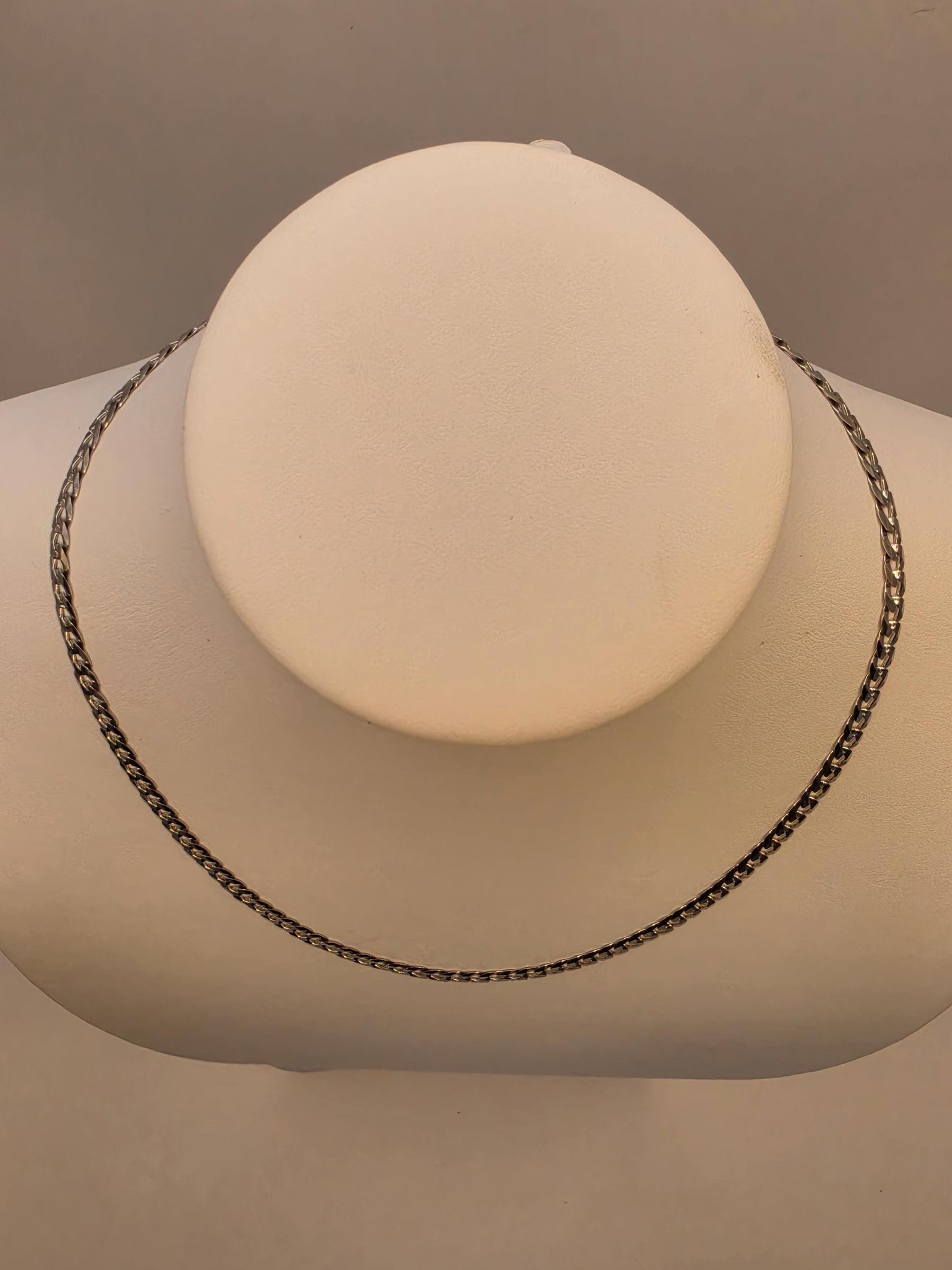 Sterling Silver Curb Chain Necklace | 925 Silver | 18 Inch | 4.62mm | Flat Cuban Link | Mens Womens Unisex Chain