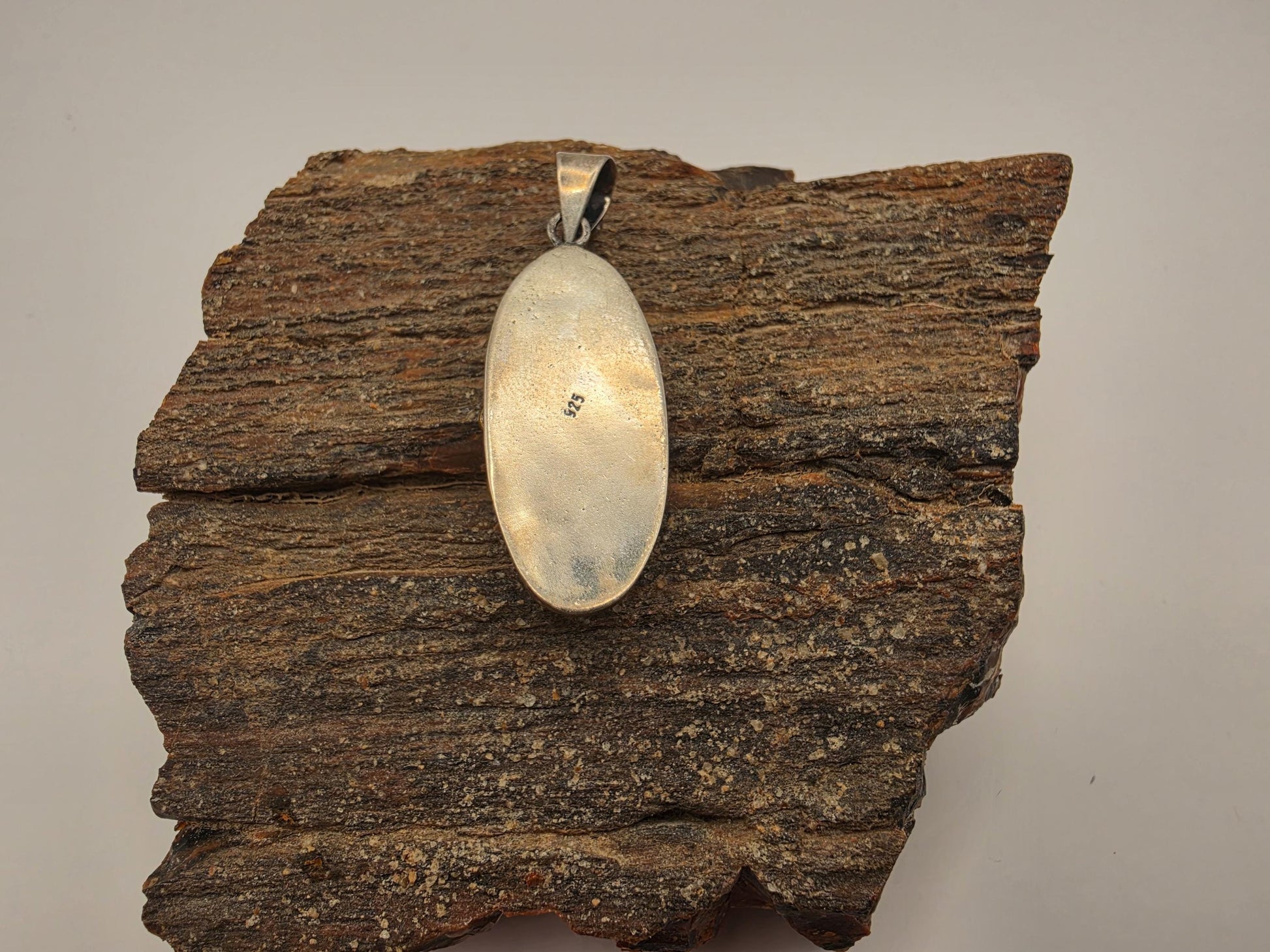 Sterling Silver Triple Turquoise Pendant | 925 Silver | 38.8mm | Boho Gold Accent Bezel Pendant