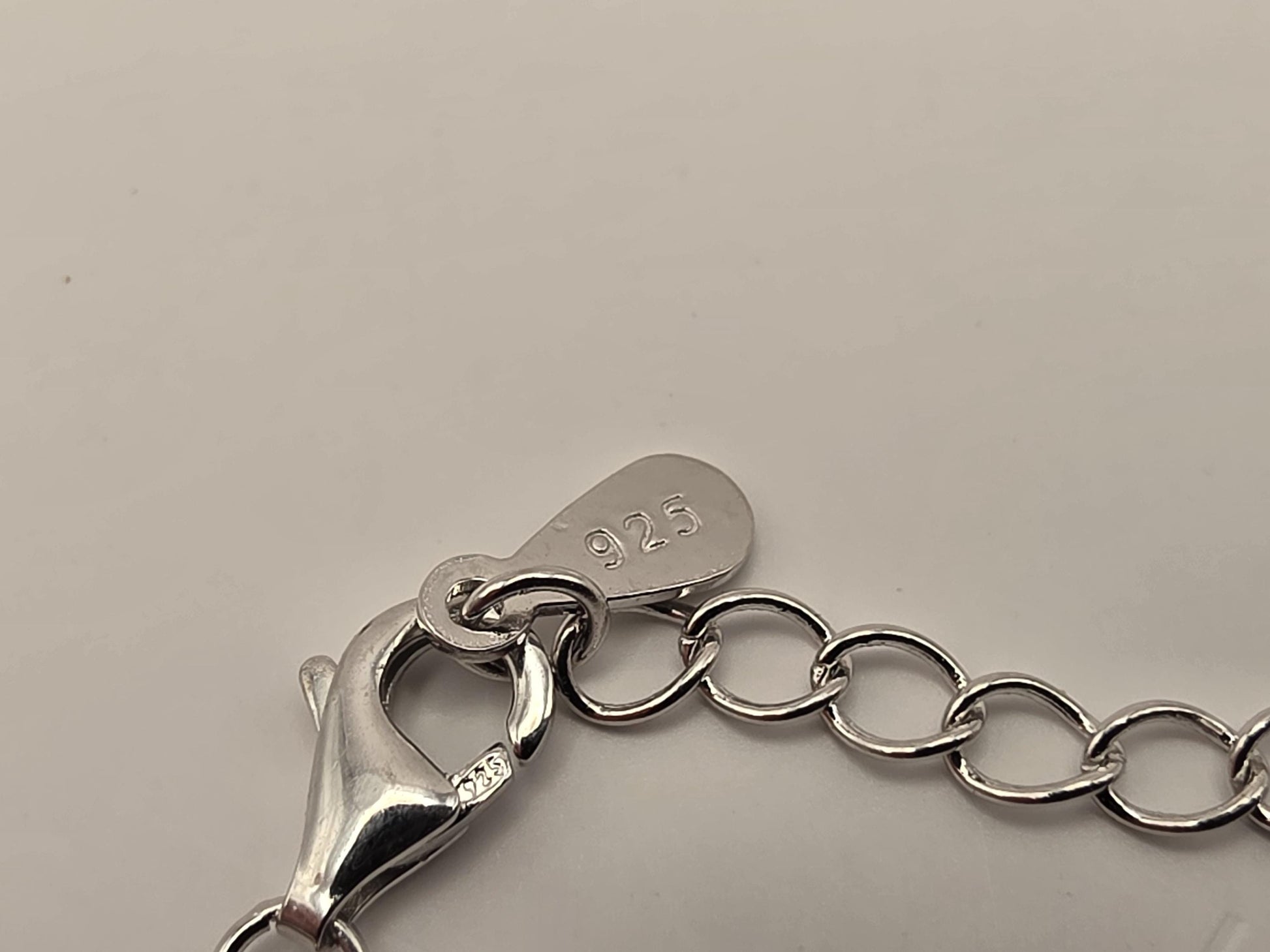 Sterling Silver Hamsa Hand Bracelet, Evil Eye, CZ and Enamel, 925 Silver, 8 in, Dainty Chain Bracelet, Protection Jewelry, Gift for Her