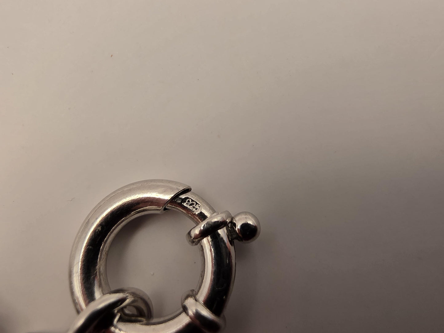 Sterling Silver Circle Link Bracelet, Graduated Round Link, 925 Silver, 9 in, Coreana Chain, Statement Bracelet, Unisex, Gift for Her