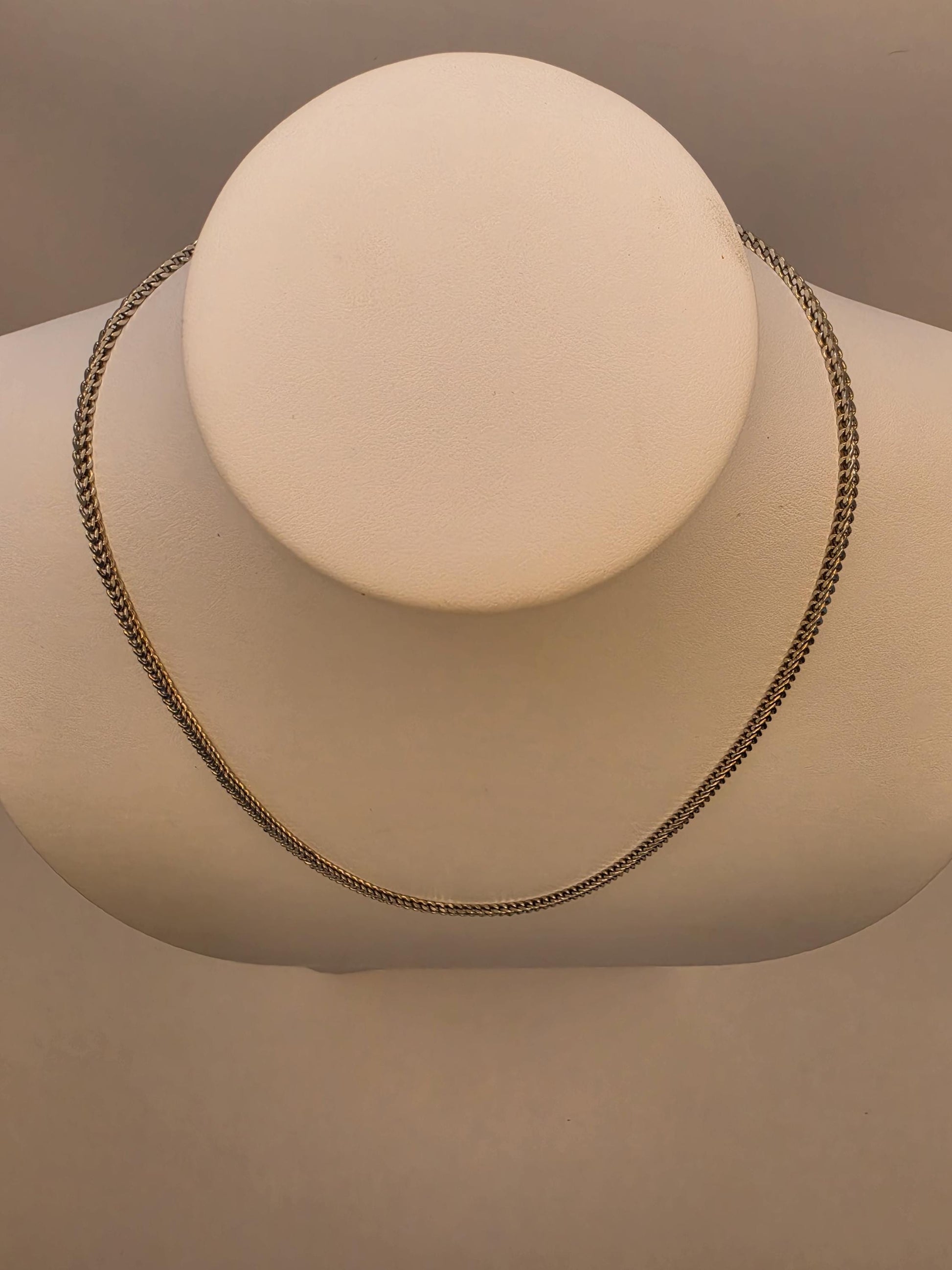 Sterling Silver Franco Chain Necklace | 925 Silver | 20 Inch | 2.5mm | Box Weave | Mens Womens Unisex Chain