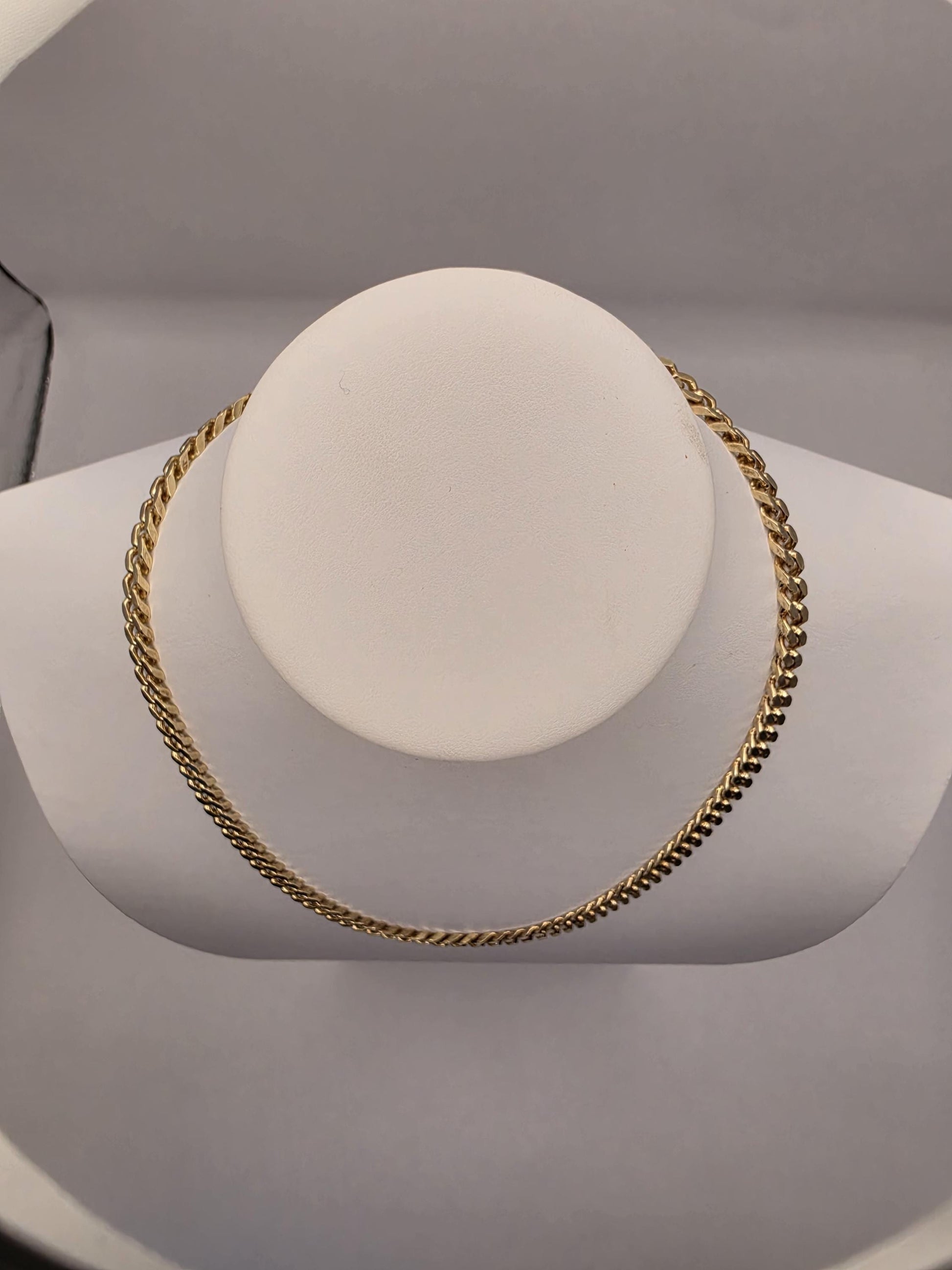 18K Gold Plated Cuban Curb Chain Necklace, Sterling Silver, 20 in 5.75mm, Mens Gold Chain, Heavy Curb Link, Unisex Statement Necklace Gift