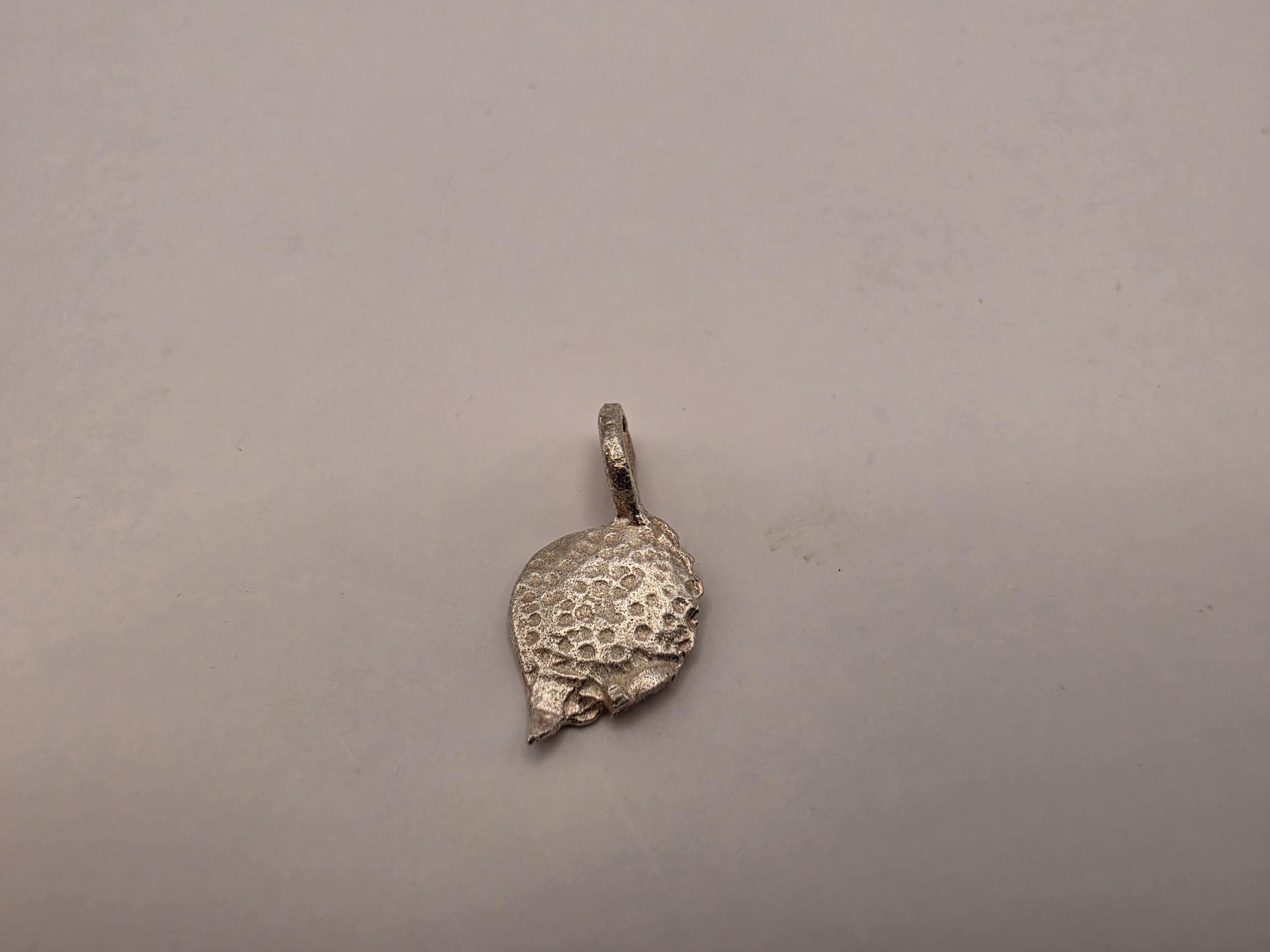 Sterling Silver Leaf Pendant, Dainty Leaf Charm, 925 Silver, Tiny Nature Pendant, Minimalist Necklace Charm, Botanical Jewelry, Gift