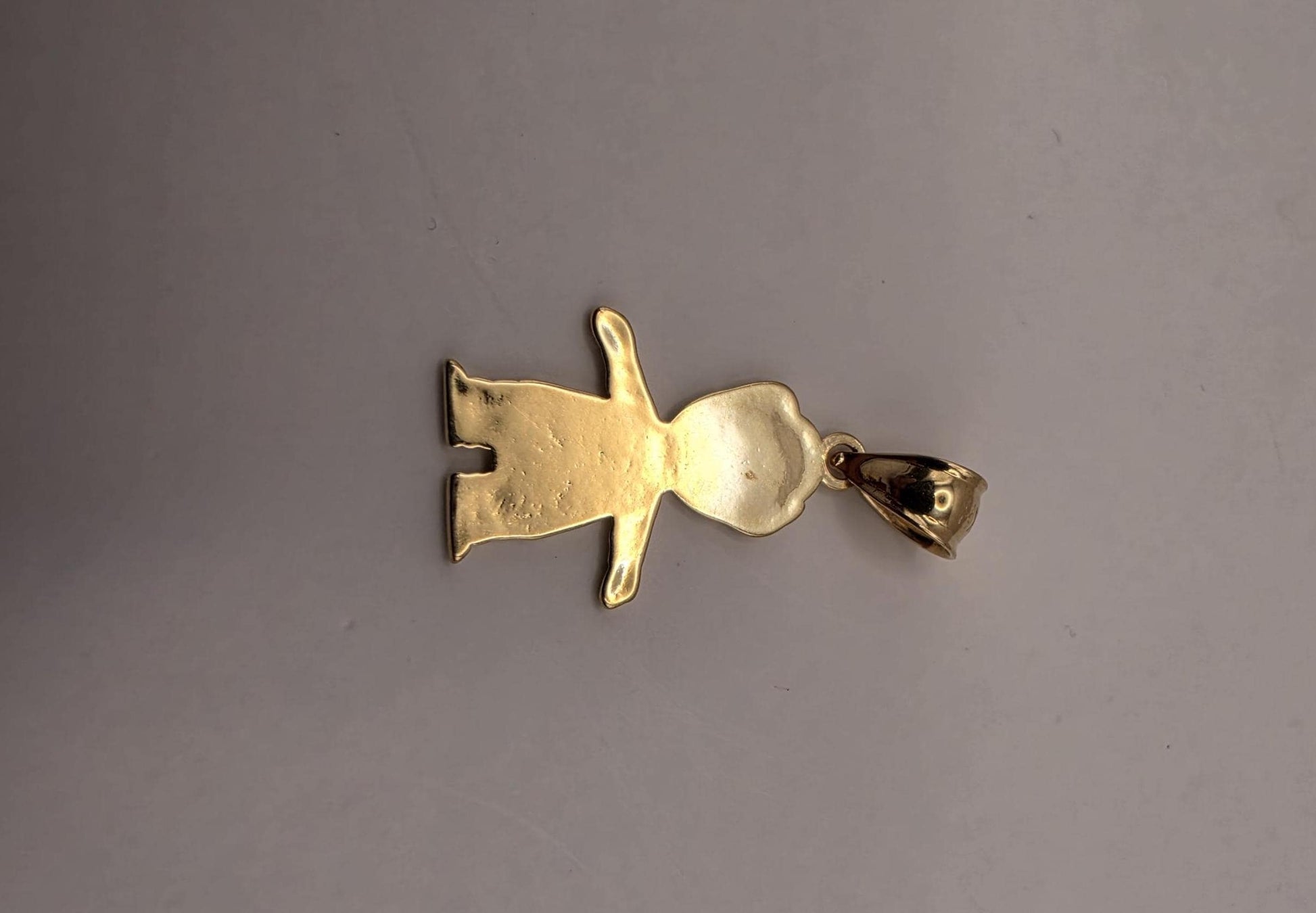 Solid 14K Yellow Gold Its A Boy Pendant Baby Boy Charm New Mom Baby Shower Newborn Gift Jewelry Diamond Cut Detail Keepsake Necklace Charm