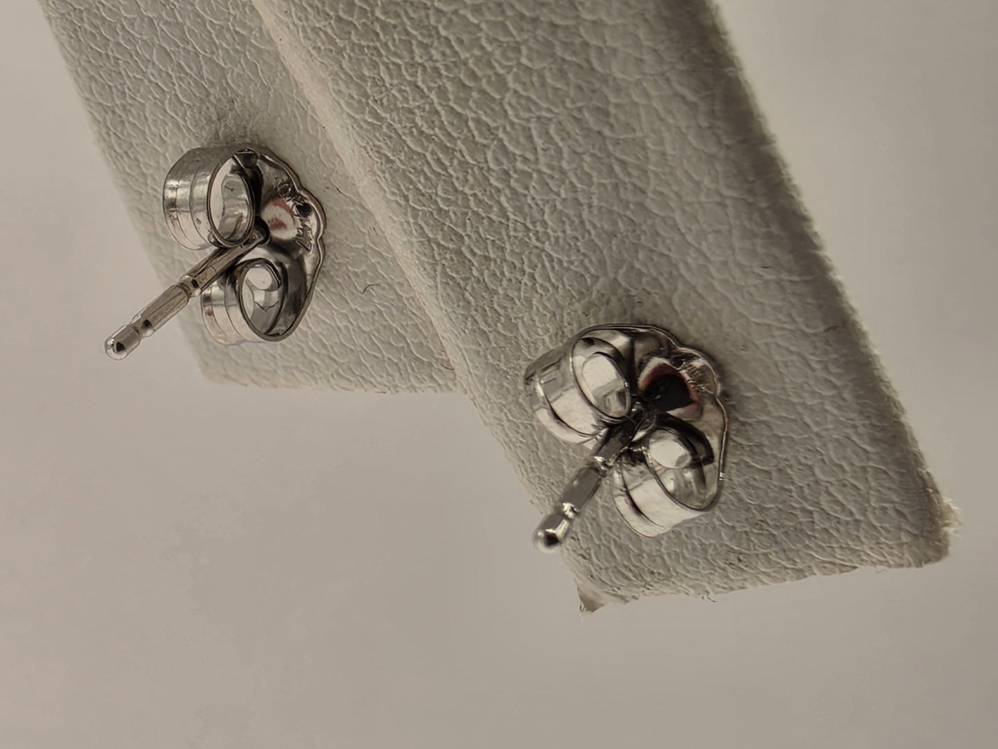 10K White Gold Diamond Star Stud Earrings | Celestial Pave Star Studs | Natural Diamond Star Studs | Dainty Star Gift