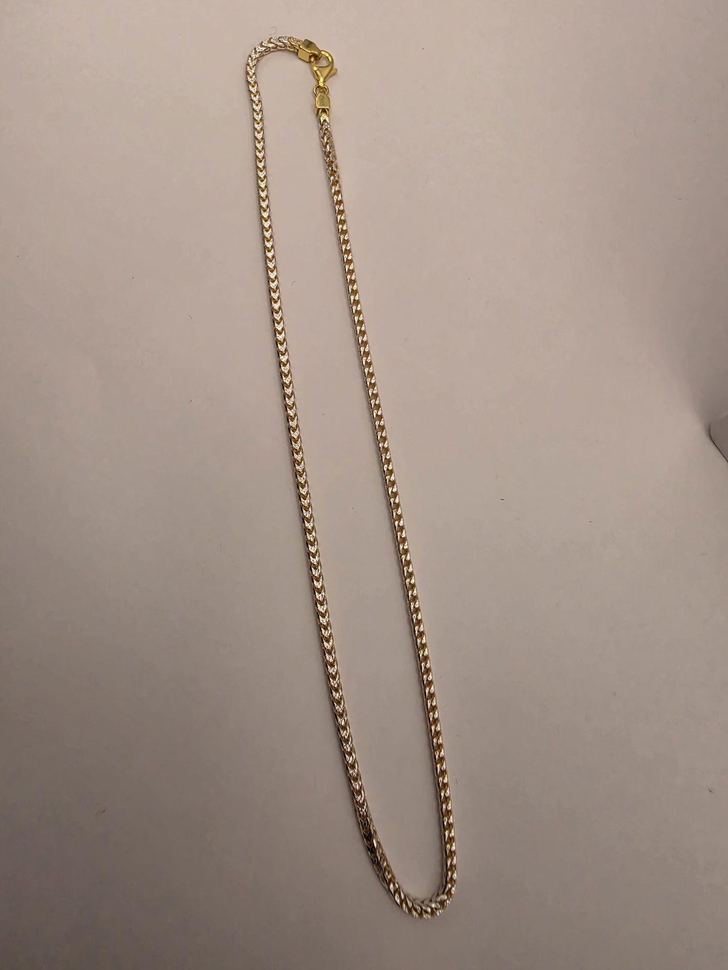 Gold Plated Cuban Link Chain Necklace | 925 Sterling Silver | 20 Inch | 3.13mm | Mens Miami Cuban Curb Chain