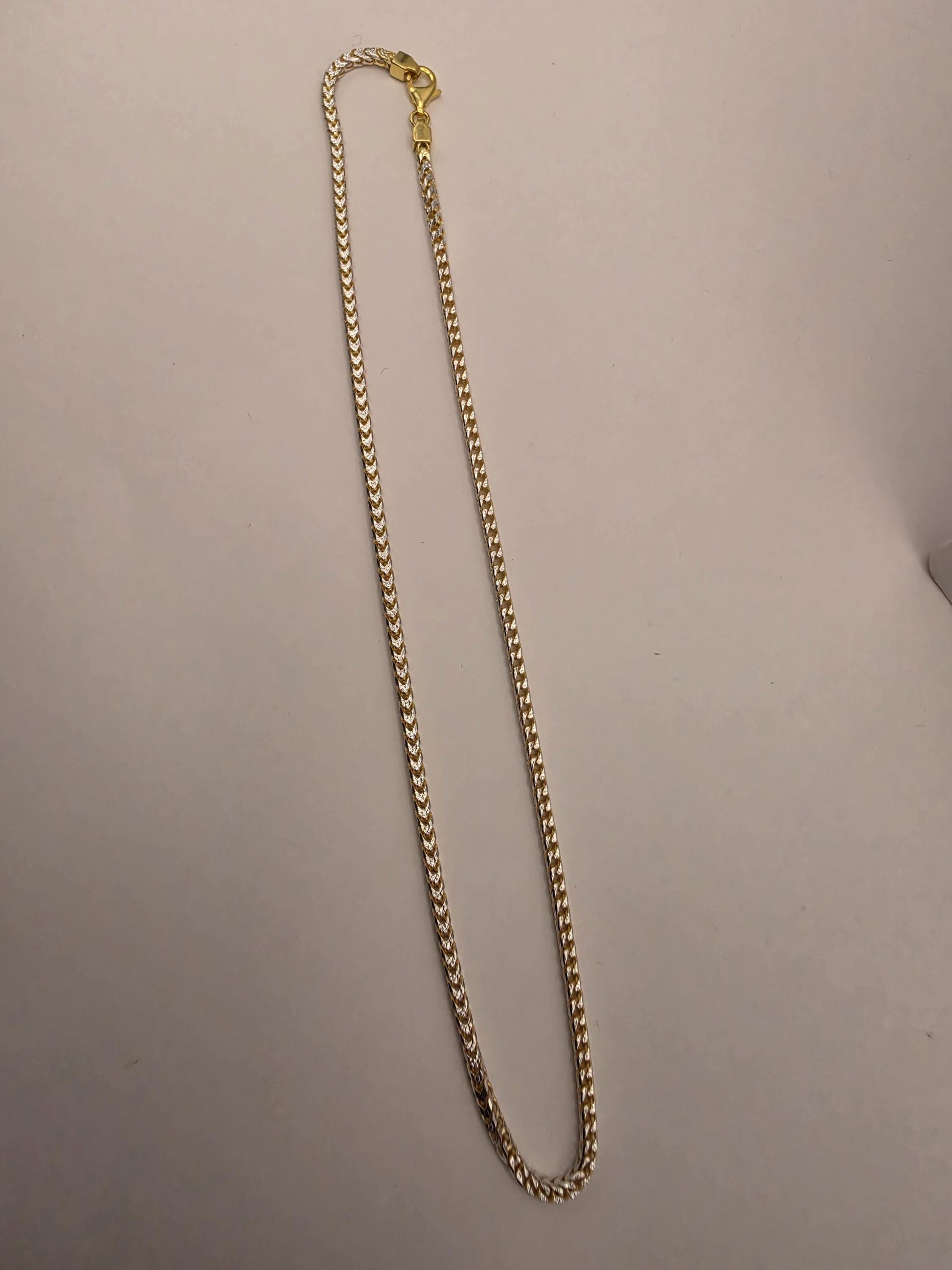 Gold Plated Cuban Link Chain Necklace | 925 Sterling Silver | 20 Inch | 3.13mm | Mens Miami Cuban Curb Chain