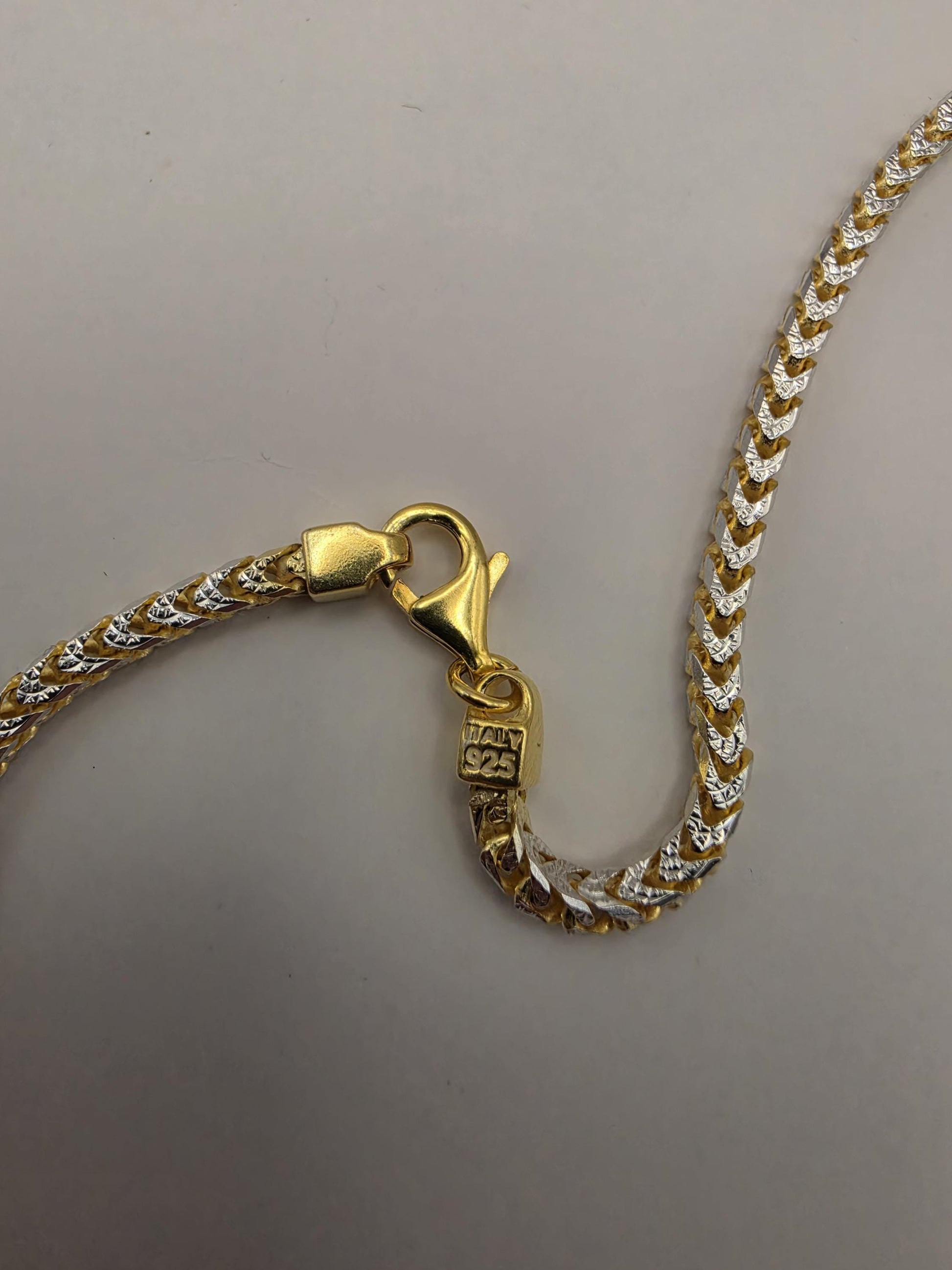 Gold Plated Cuban Link Chain Necklace | 925 Sterling Silver | 20 Inch | 3.13mm | Mens Miami Cuban Curb Chain