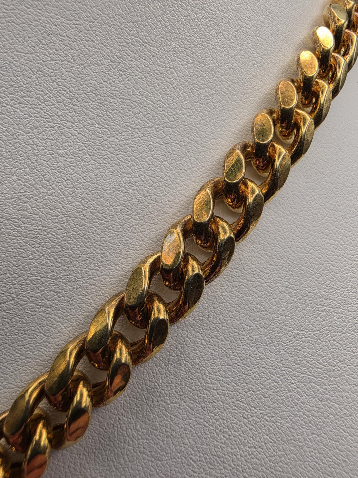 Gold Plated 925 Sterling Silver Miami Cuban Link Chain Necklace 20 Inch 8.8mm Mens Hip Hop Curb Chain Heavy Statement Gift for Him Boyfriend