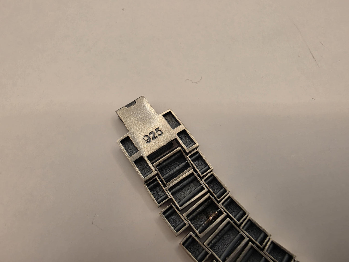 Solid 925 Sterling Silver Anchor Bracelet 11.5mm Mens Nautical Watch Band Link Brushed 8 Inch 24.2 Grams Sailor Maritime Gift for Him Dad