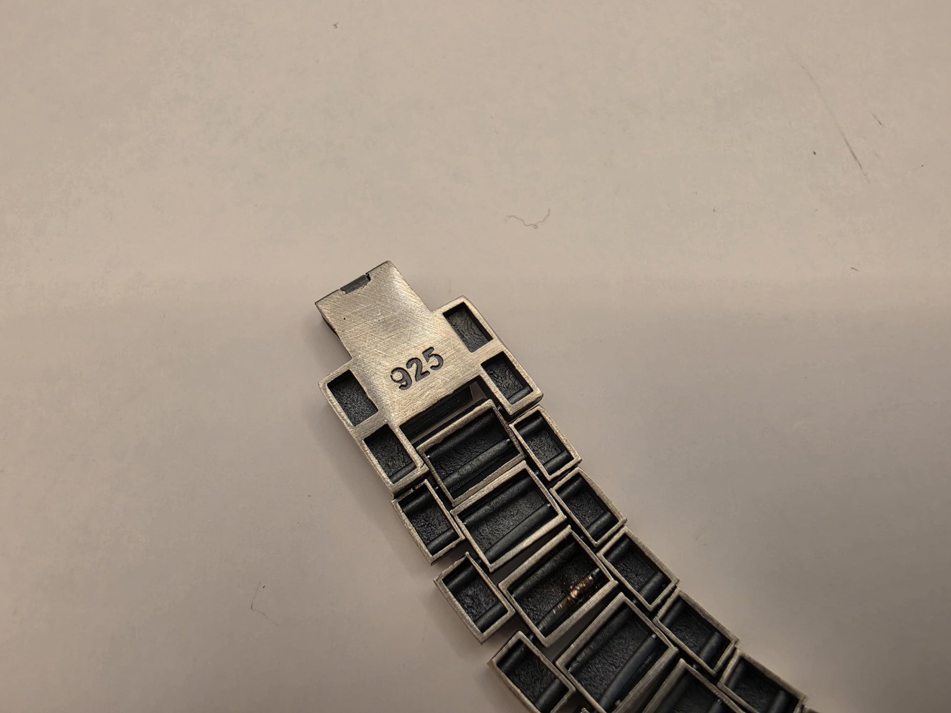 Solid 925 Sterling Silver Anchor Bracelet 11.5mm Mens Nautical Watch Band Link Brushed 8 Inch 24.2 Grams Sailor Maritime Gift for Him Dad