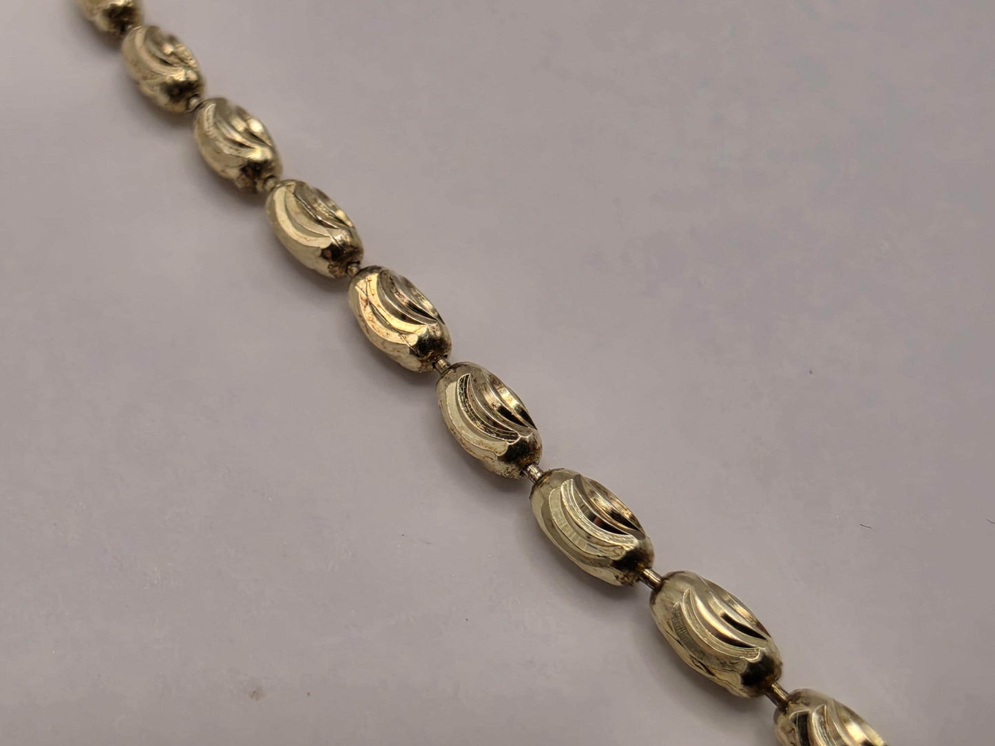 Gold Plated Sterling Silver Mariner Chain Necklace 18 Inch 2.2mm 6.2 Grams Delicate Unisex Everyday Jewelry