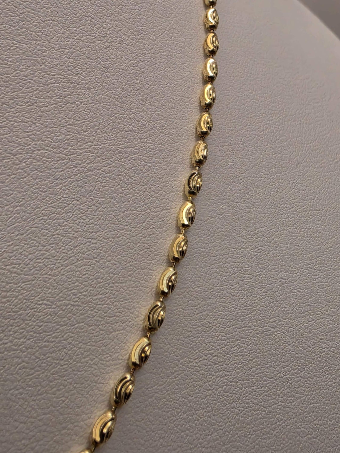 Gold Plated Sterling Silver Mariner Chain Necklace 18 Inch 2.2mm 6.2 Grams Delicate Unisex Everyday Jewelry