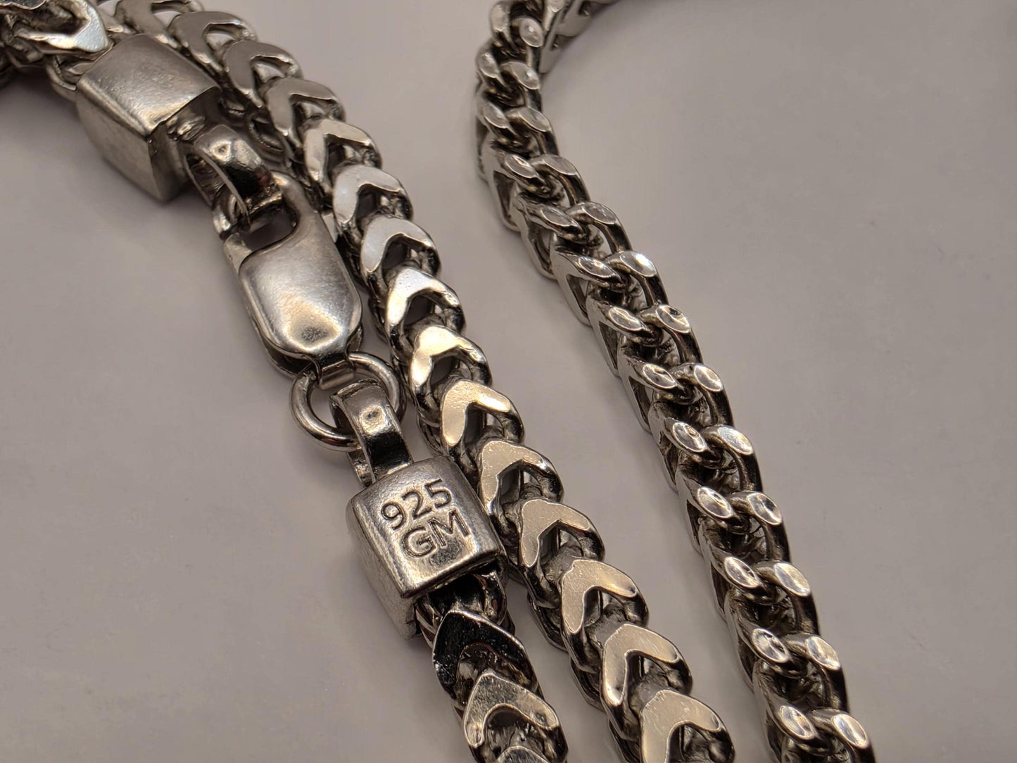 Sterling Silver Flat Wheat Necklace 20" 2.65mm - view 2
