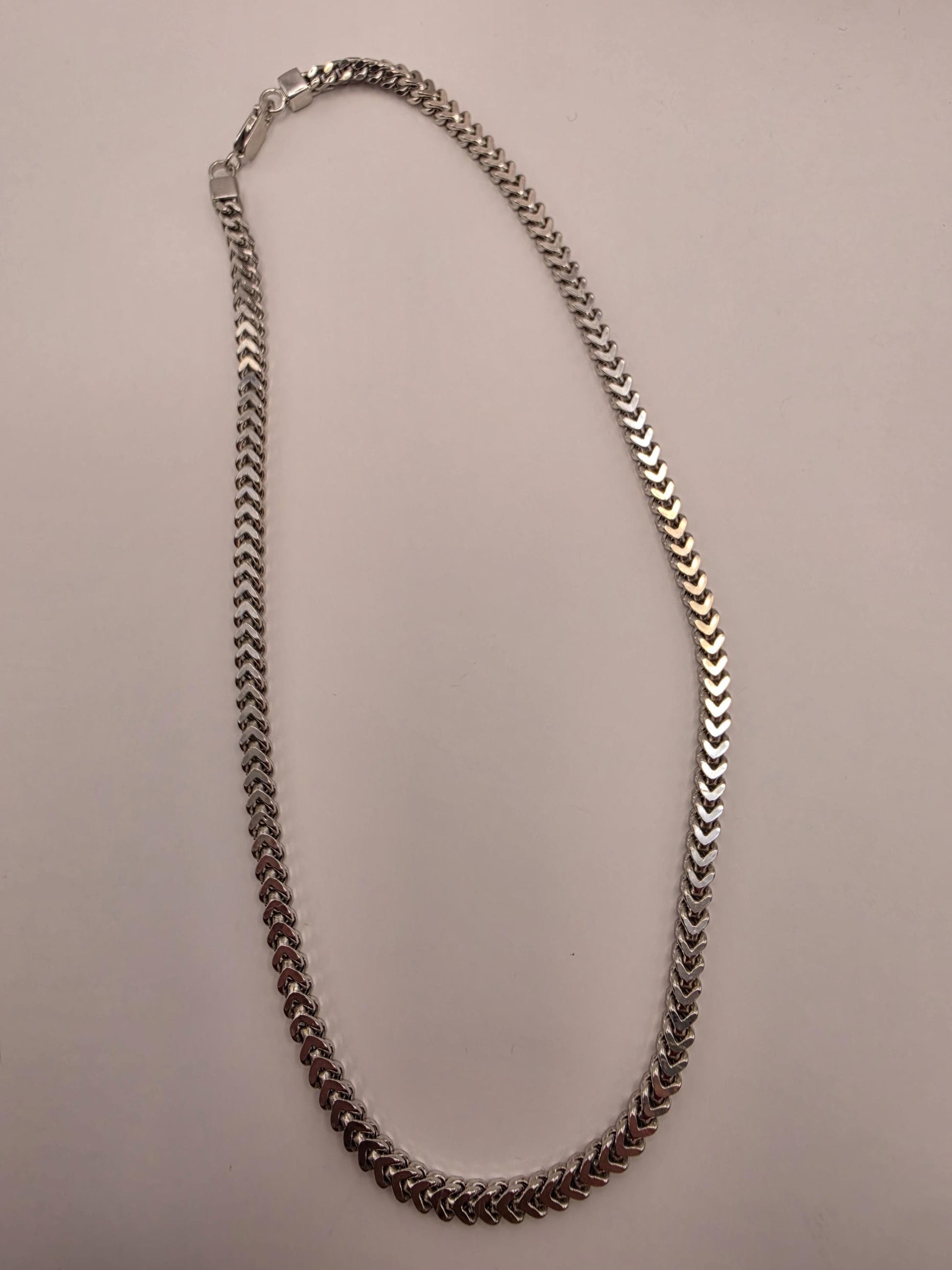 Sterling Silver Curb Necklace 18" 4.5mm - view 5
