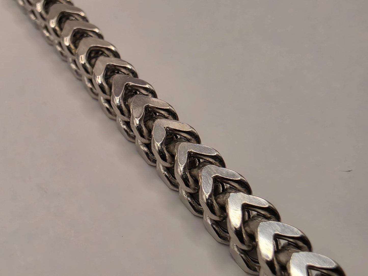 Sterling Silver Curb Necklace 18" 4.5mm - view 2