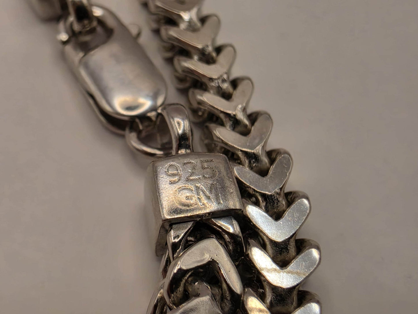 Sterling Silver Curb Necklace 18" 4.5mm - view 4