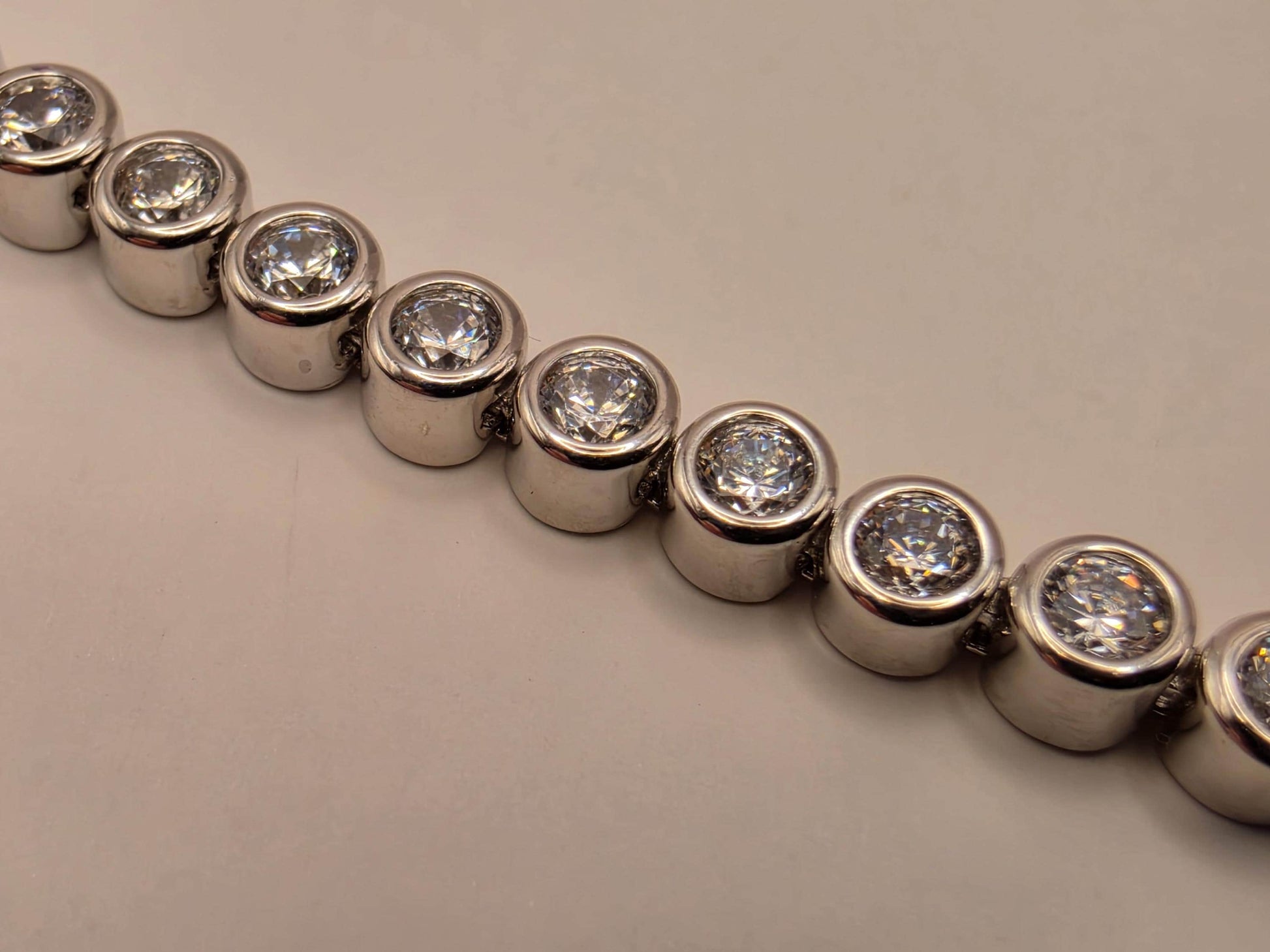 Sterling Silver Evil Eye Bracelet 7" 3.6mm - view 4