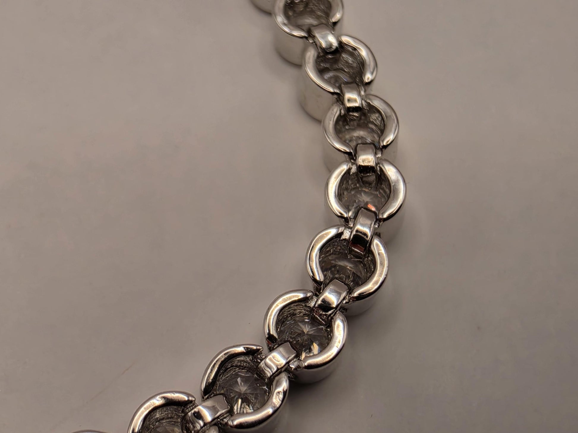 Sterling Silver Evil Eye Bracelet 7" 3.6mm - view 6