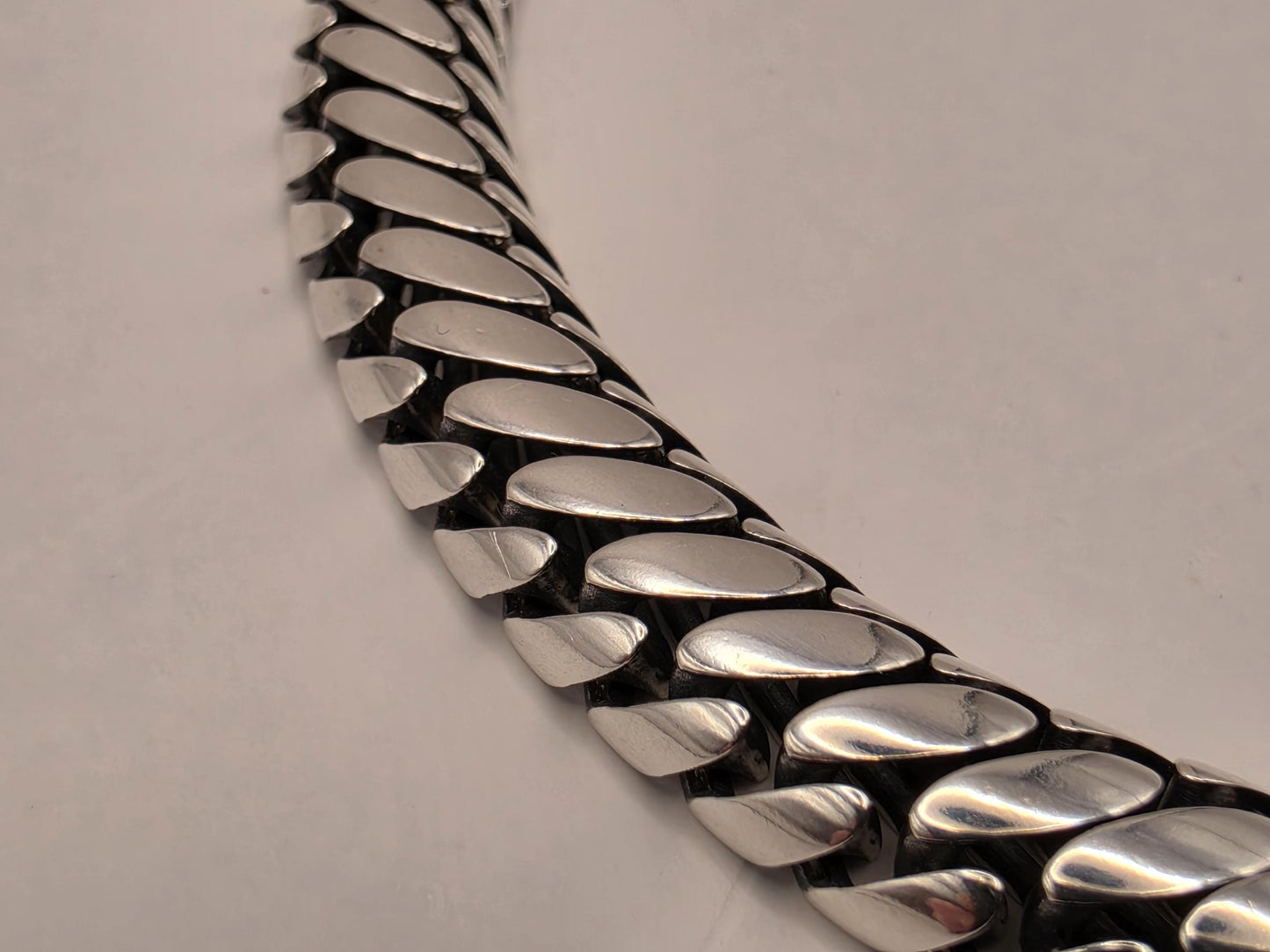 Sterling Silver Curb Bracelet 8" 8.5mm - view 3